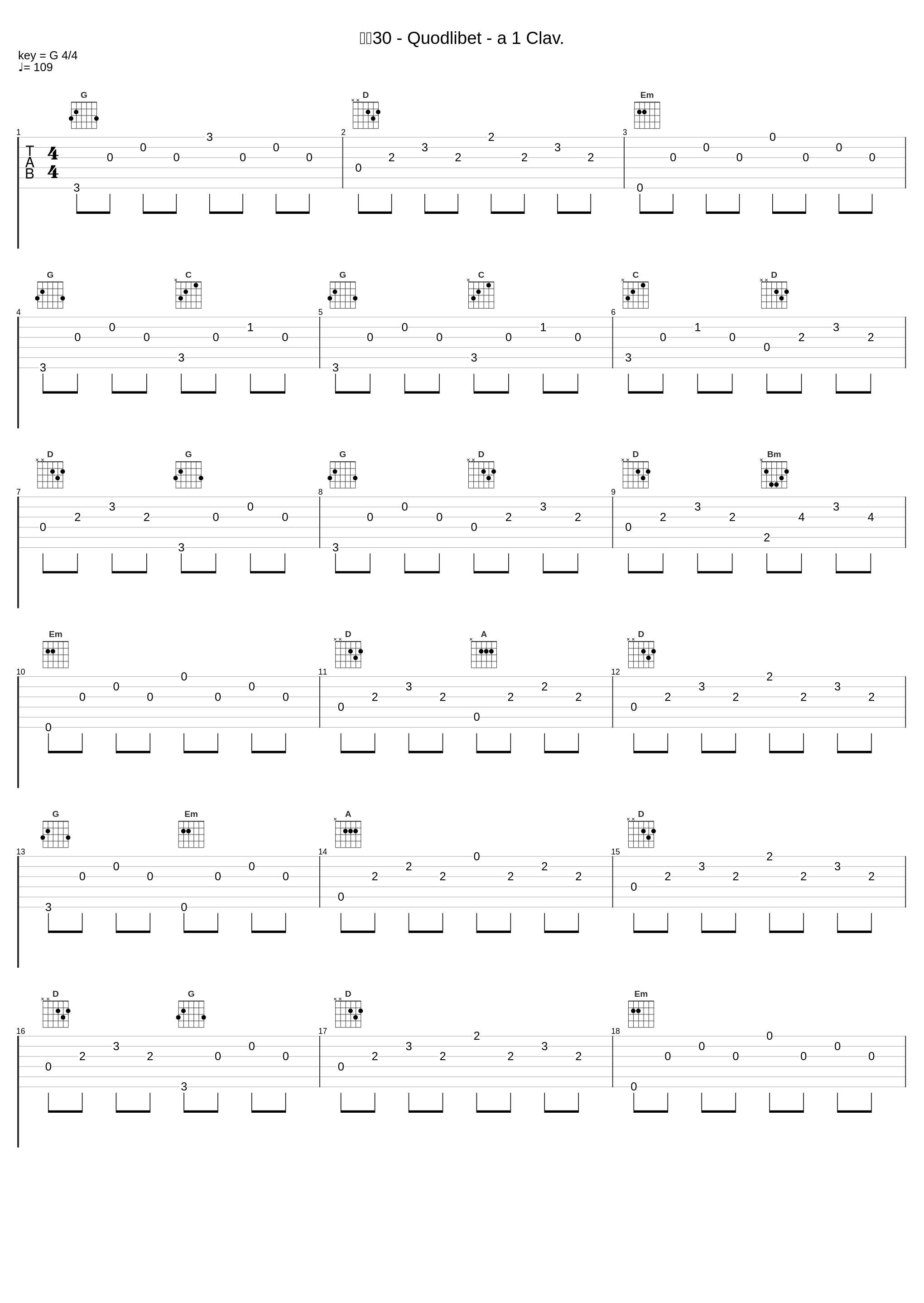 变奏30 - Quodlibet - a 1 Clav._郎朗_1