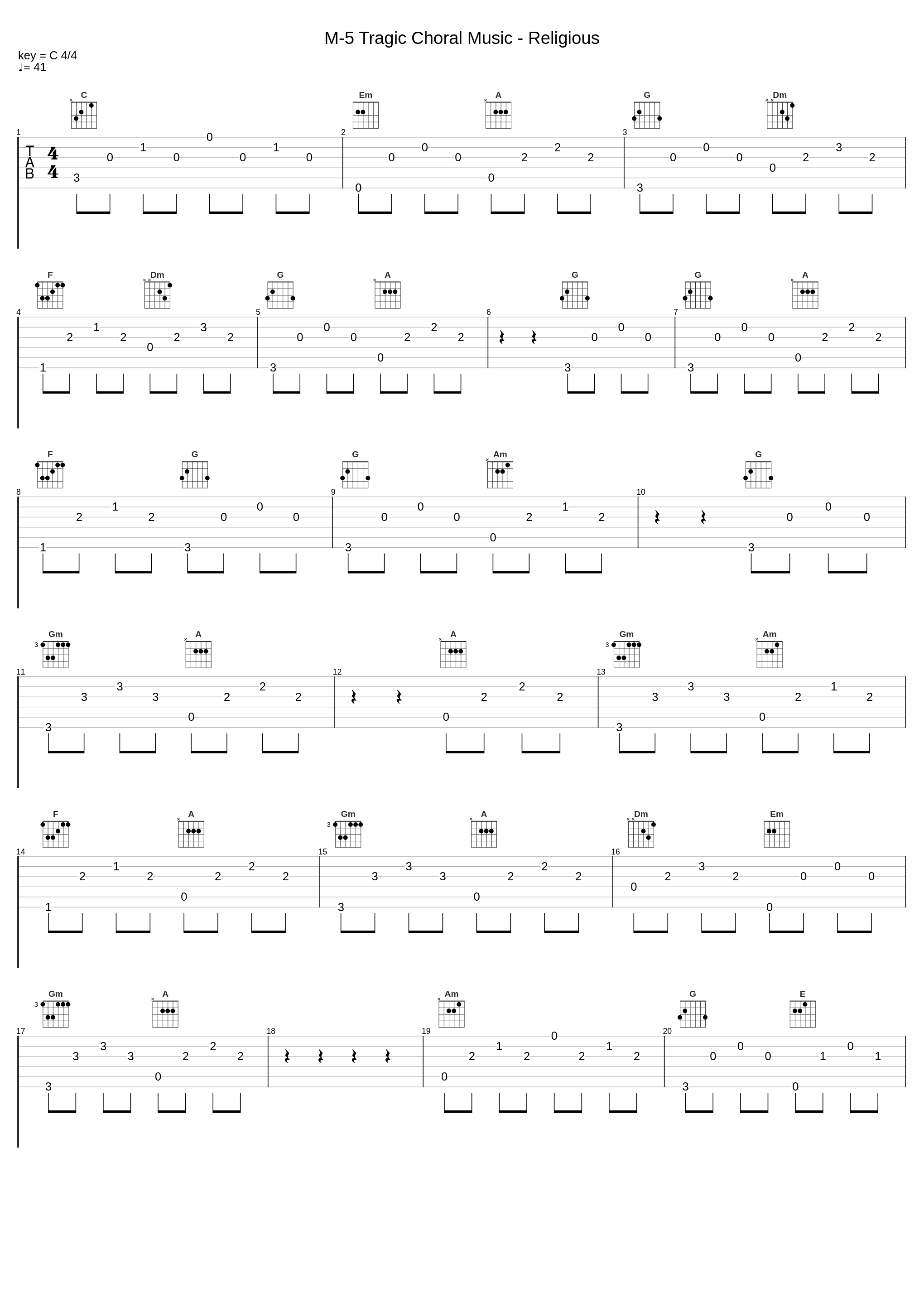 M-5 Tragic Choral Music - Religious_鹭巣诗郎_1
