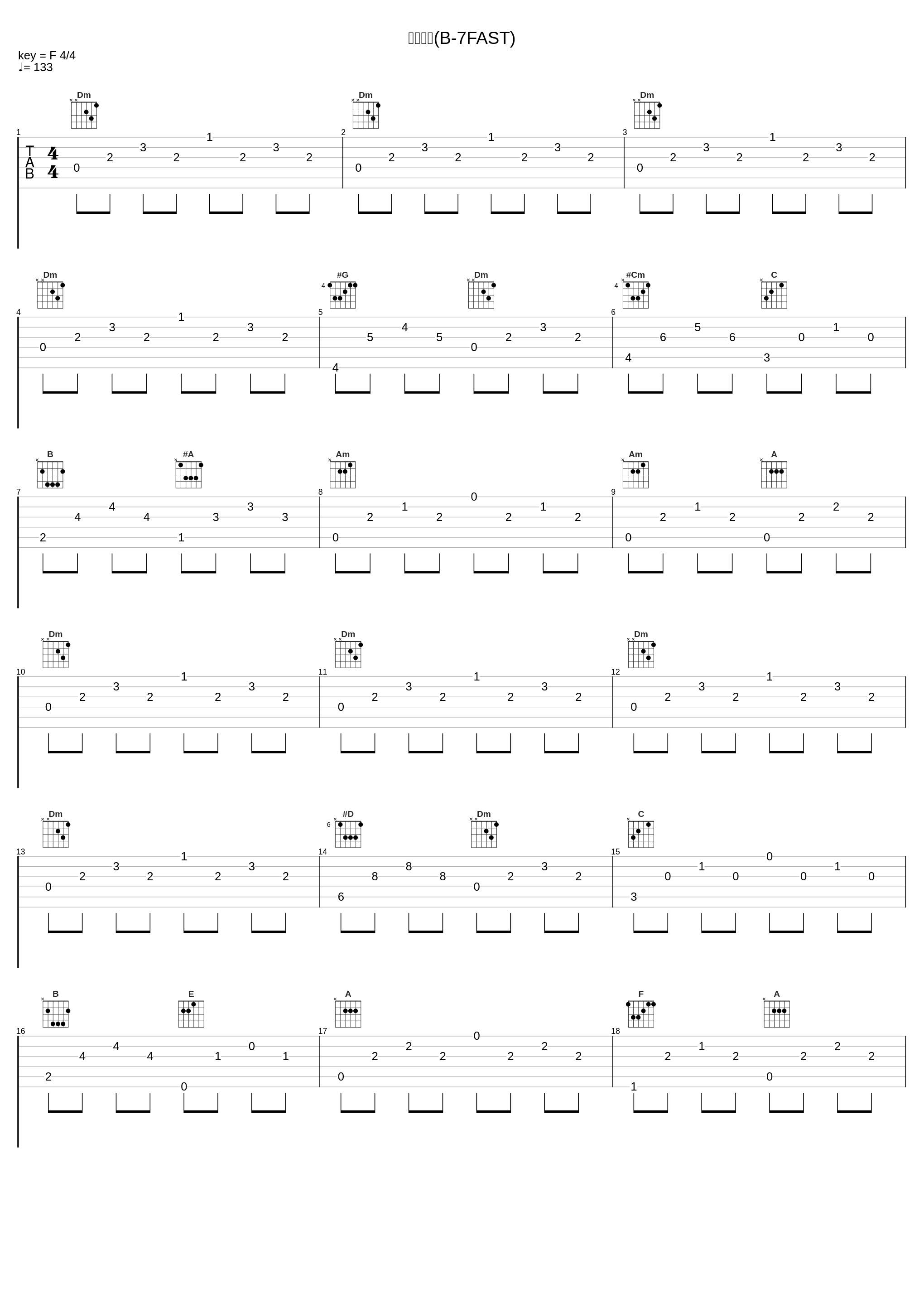 驚天動地(B-7FAST)_鹭巣诗郎_1