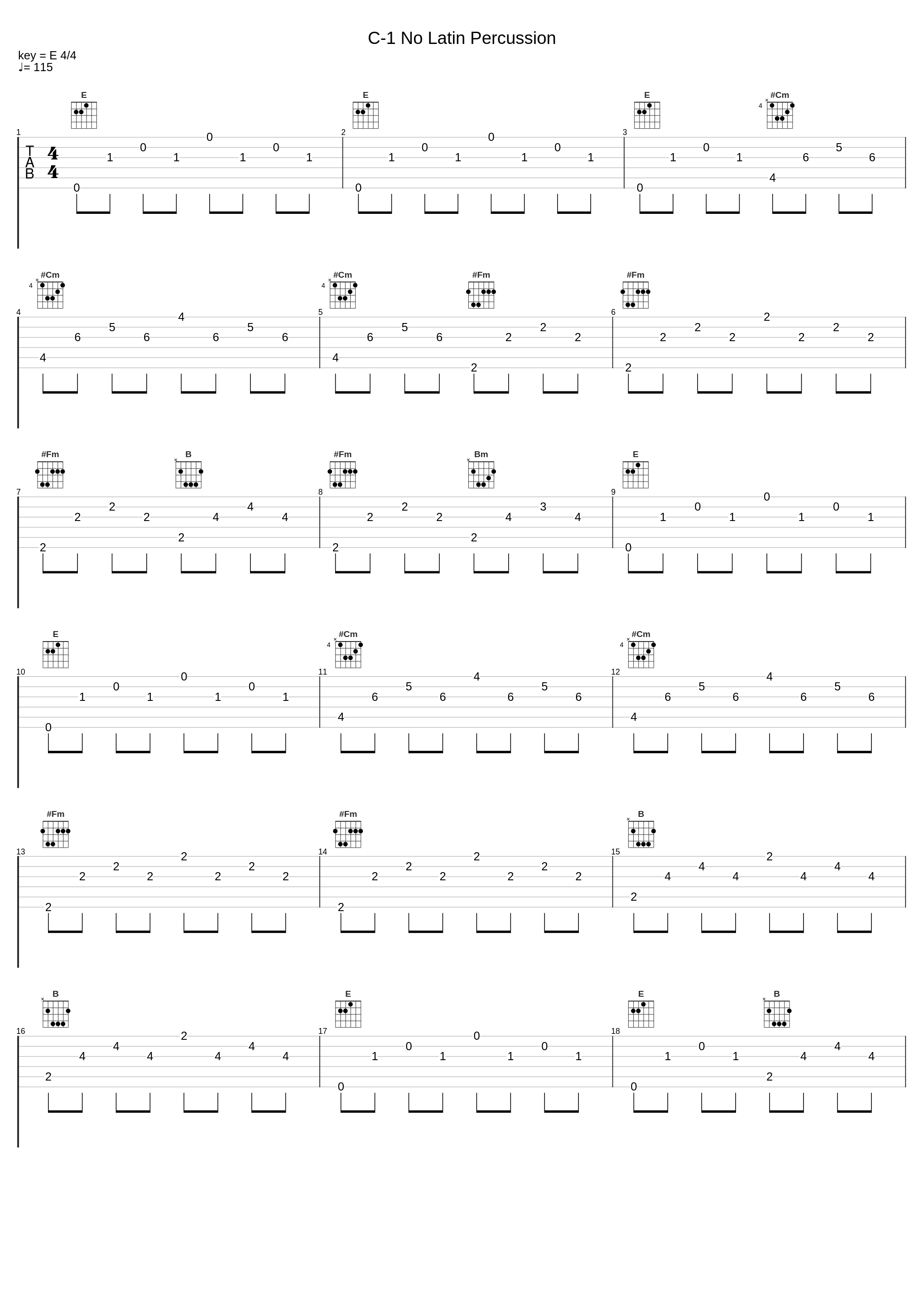 C-1 No Latin Percussion_鹭巣诗郎_1