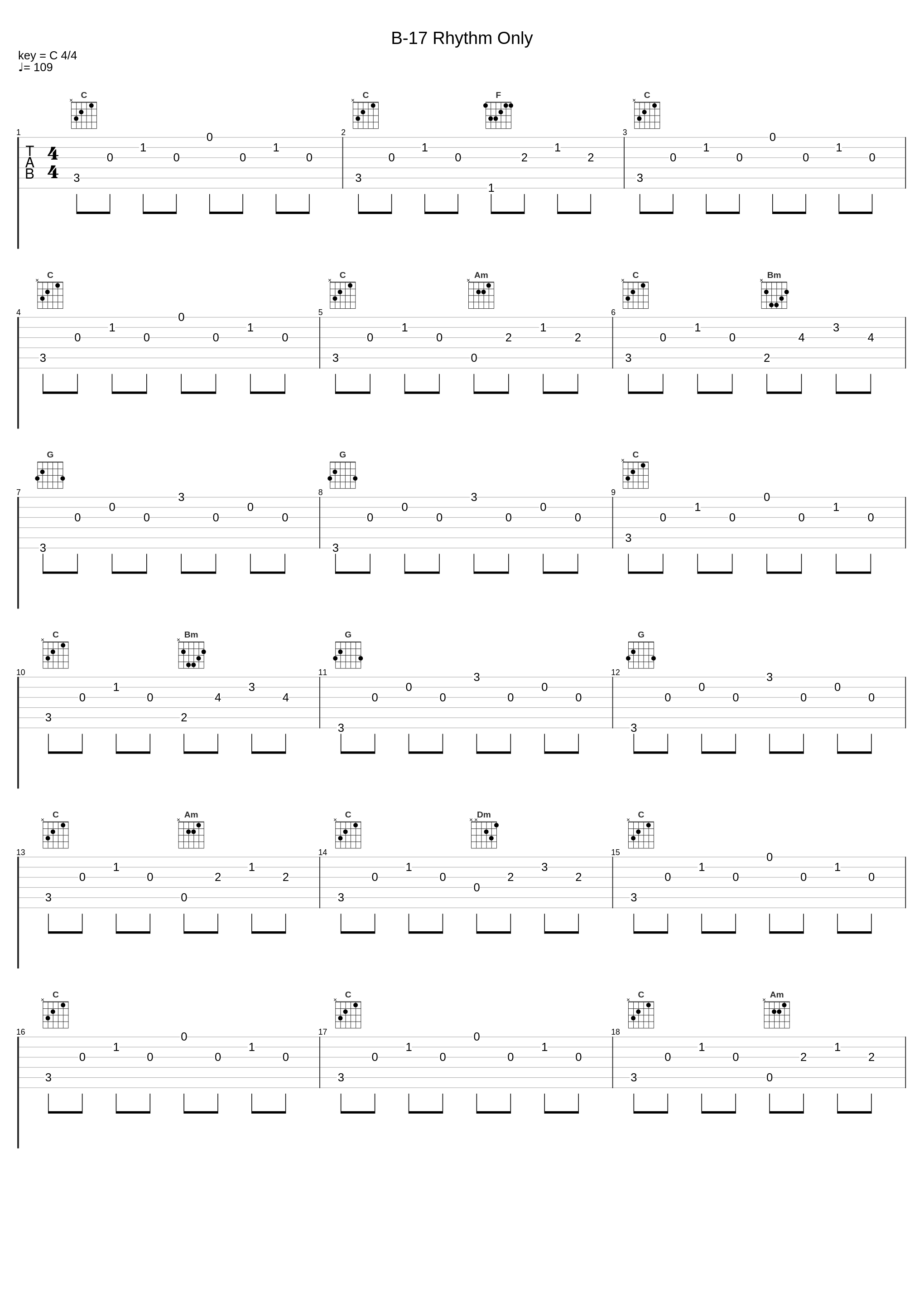 B-17 Rhythm Only_鹭巣诗郎_1