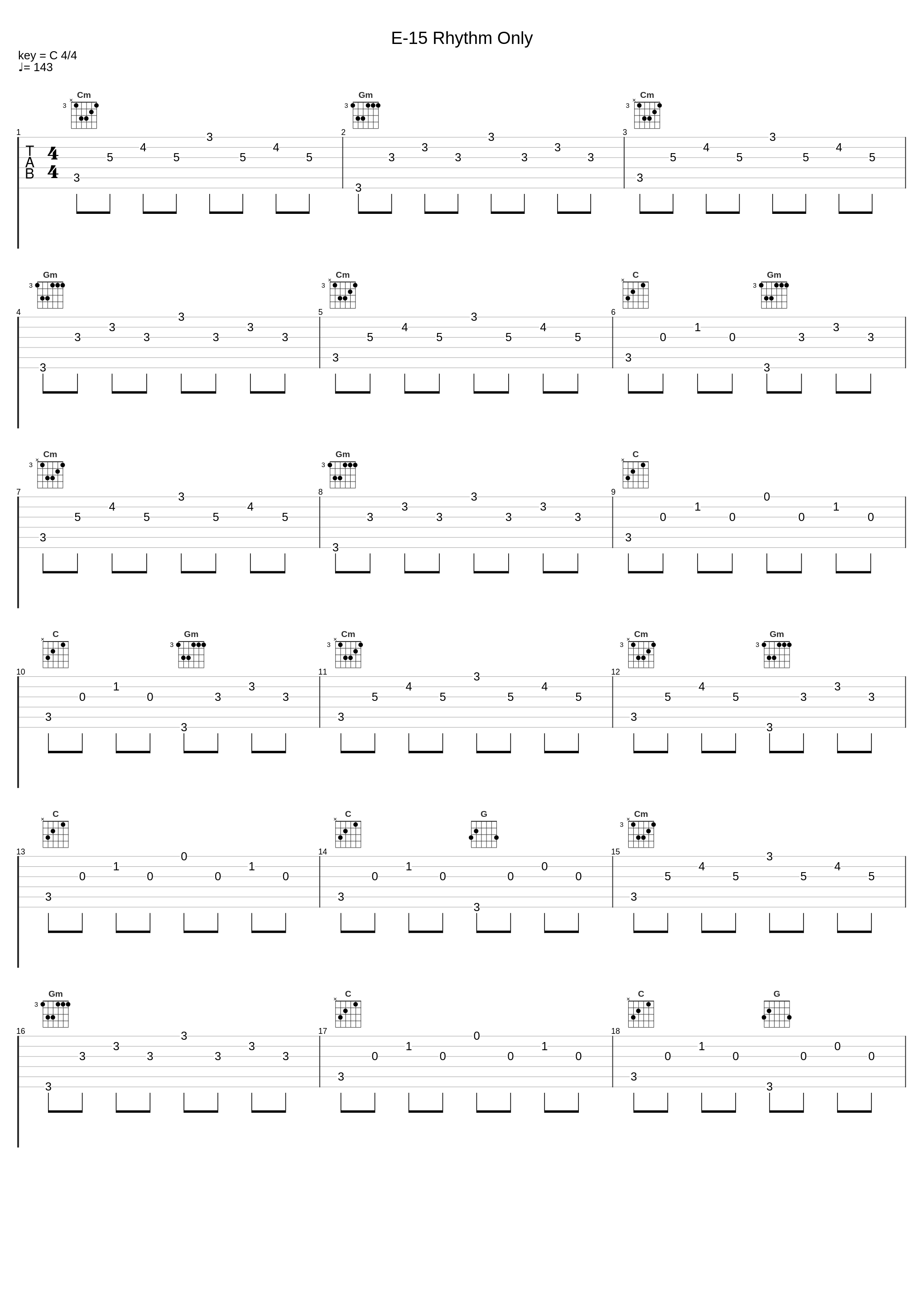 E-15 Rhythm Only_鹭巣诗郎_1