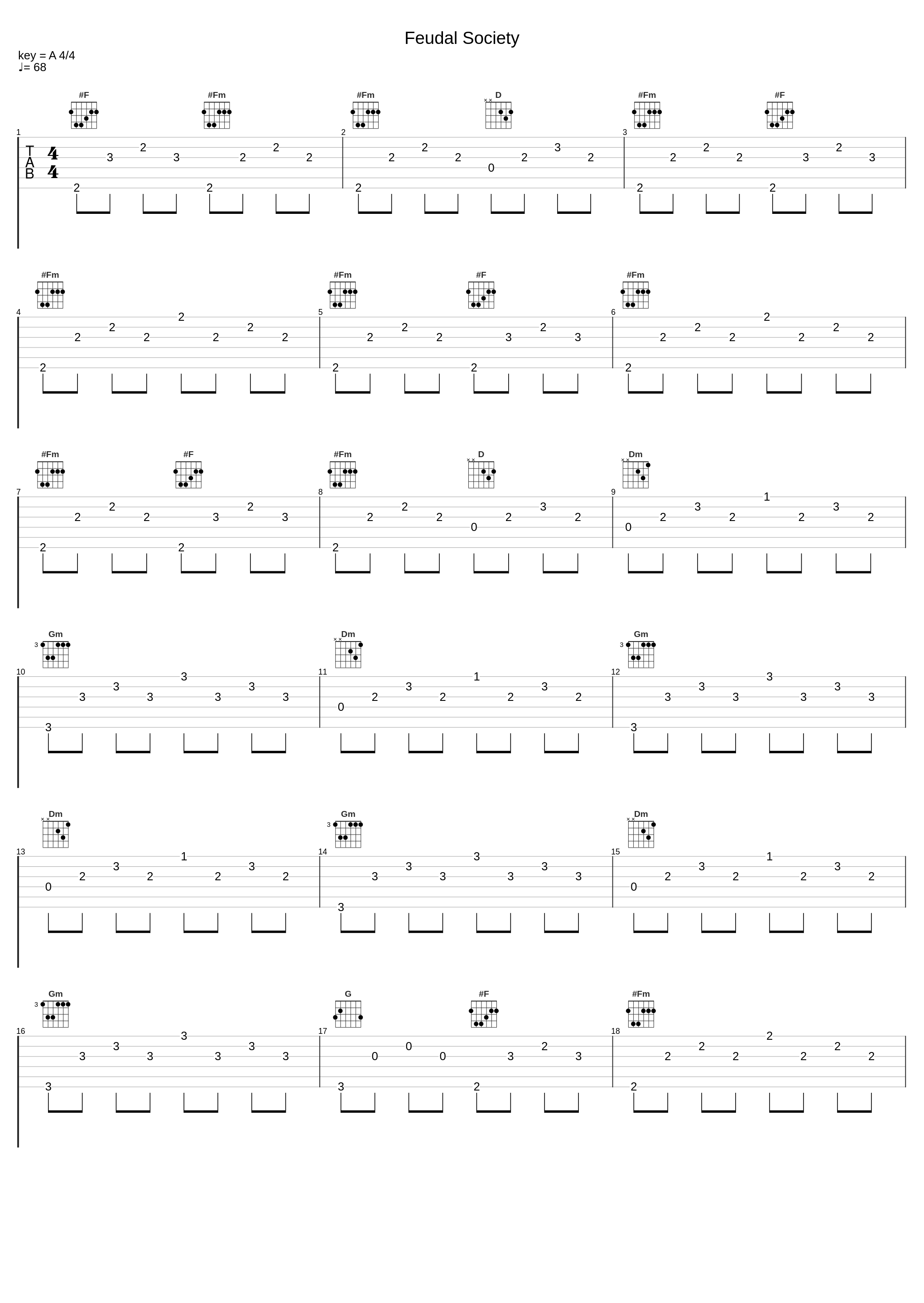 Feudal Society_鹭巣诗郎_1