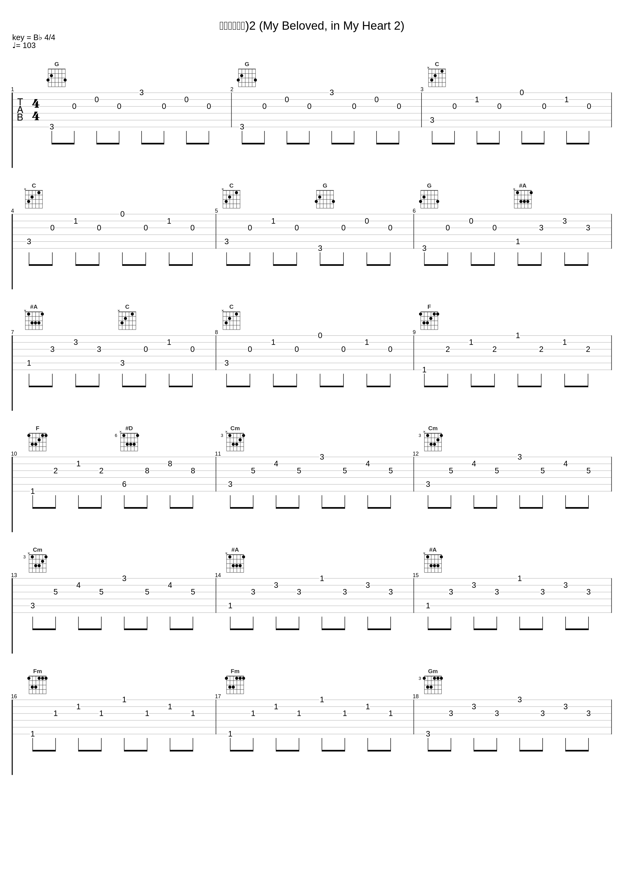 心中的他（她)2 (My Beloved, in My Heart 2)_张艺,中国爱乐乐团,郎朗_1