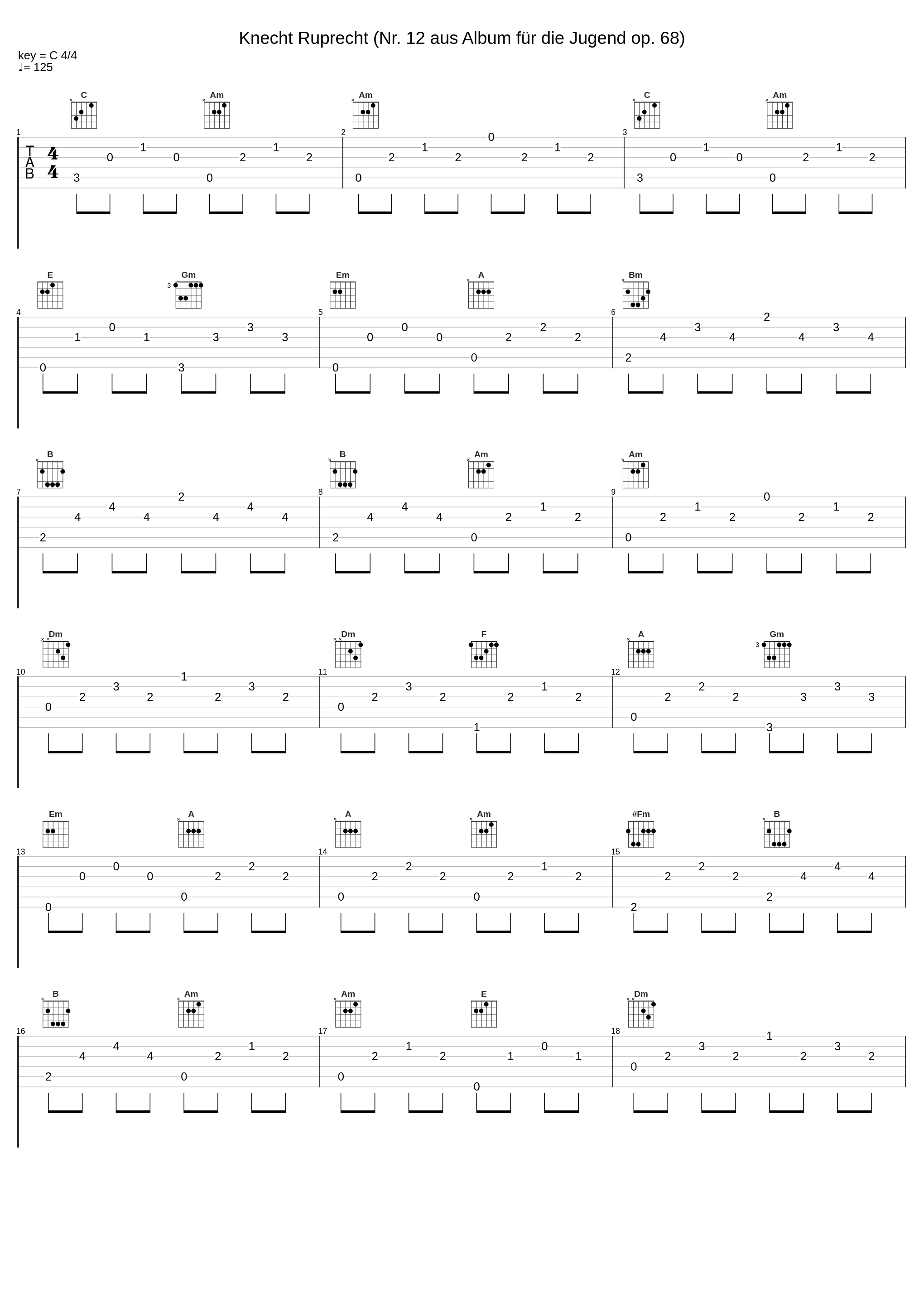 Knecht Ruprecht (Nr. 12 aus Album für die Jugend op. 68)_Robert Schumann_1