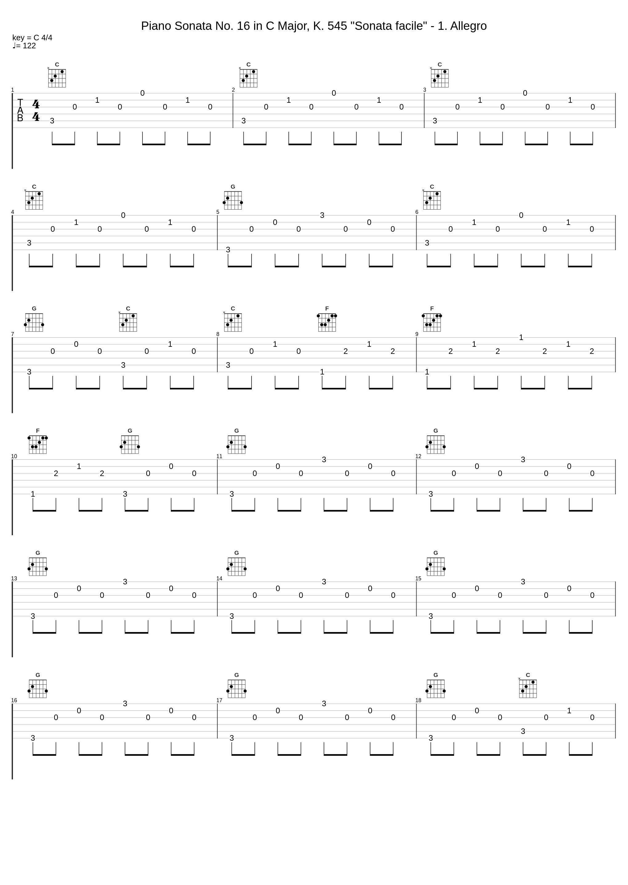 Piano Sonata No. 16 in C Major, K. 545 "Sonata facile" - 1. Allegro_郎朗_1