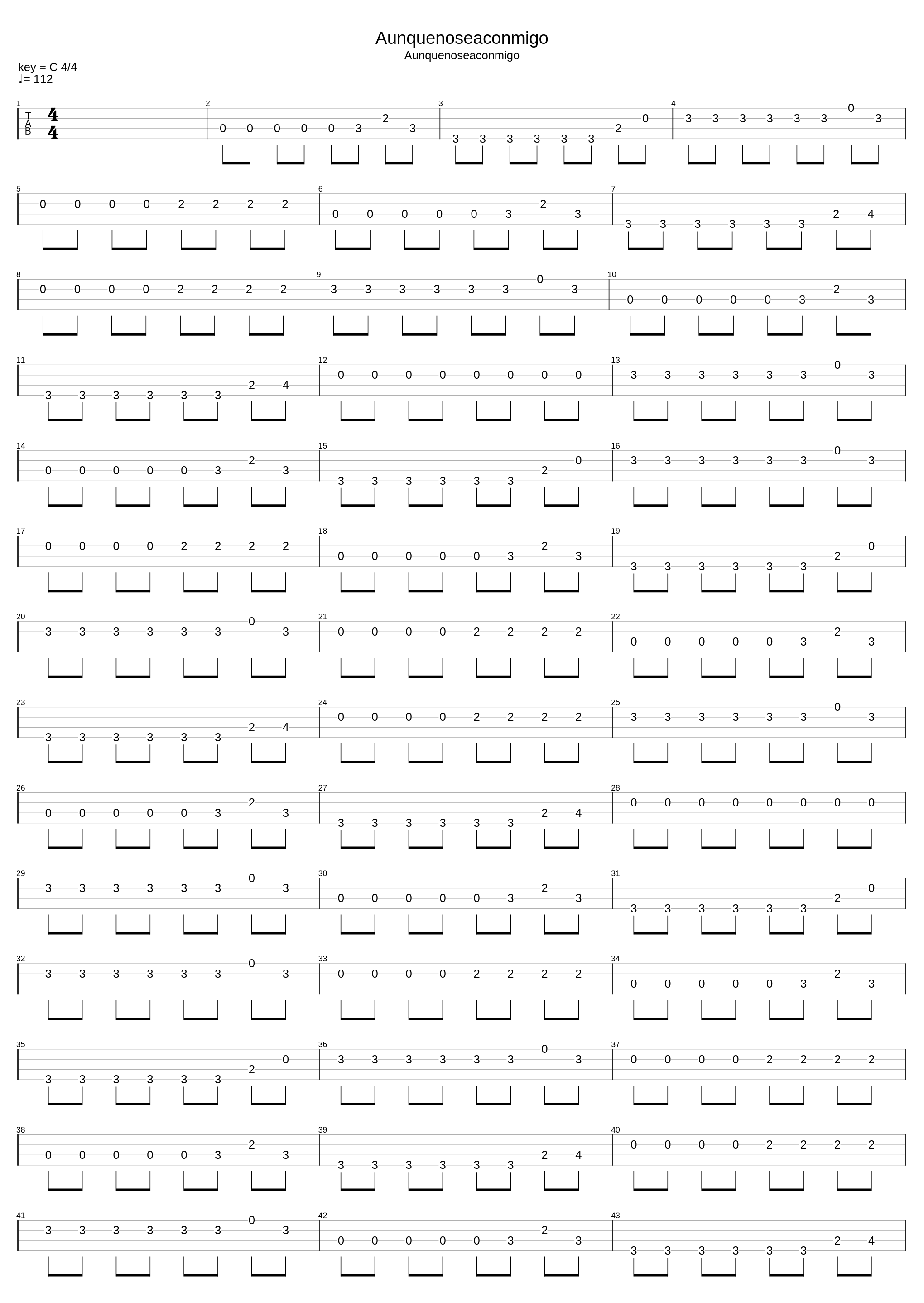 Puedo Sonreir (Bajo)_La Metamorfia_1