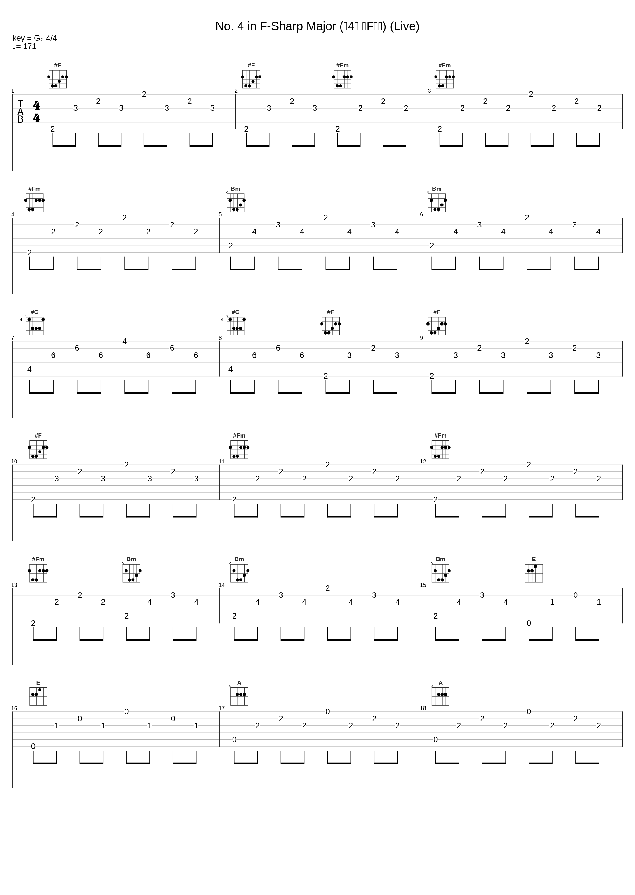 No. 4 in F-Sharp Major (第4首 升F大调) (Live)_郎朗_1
