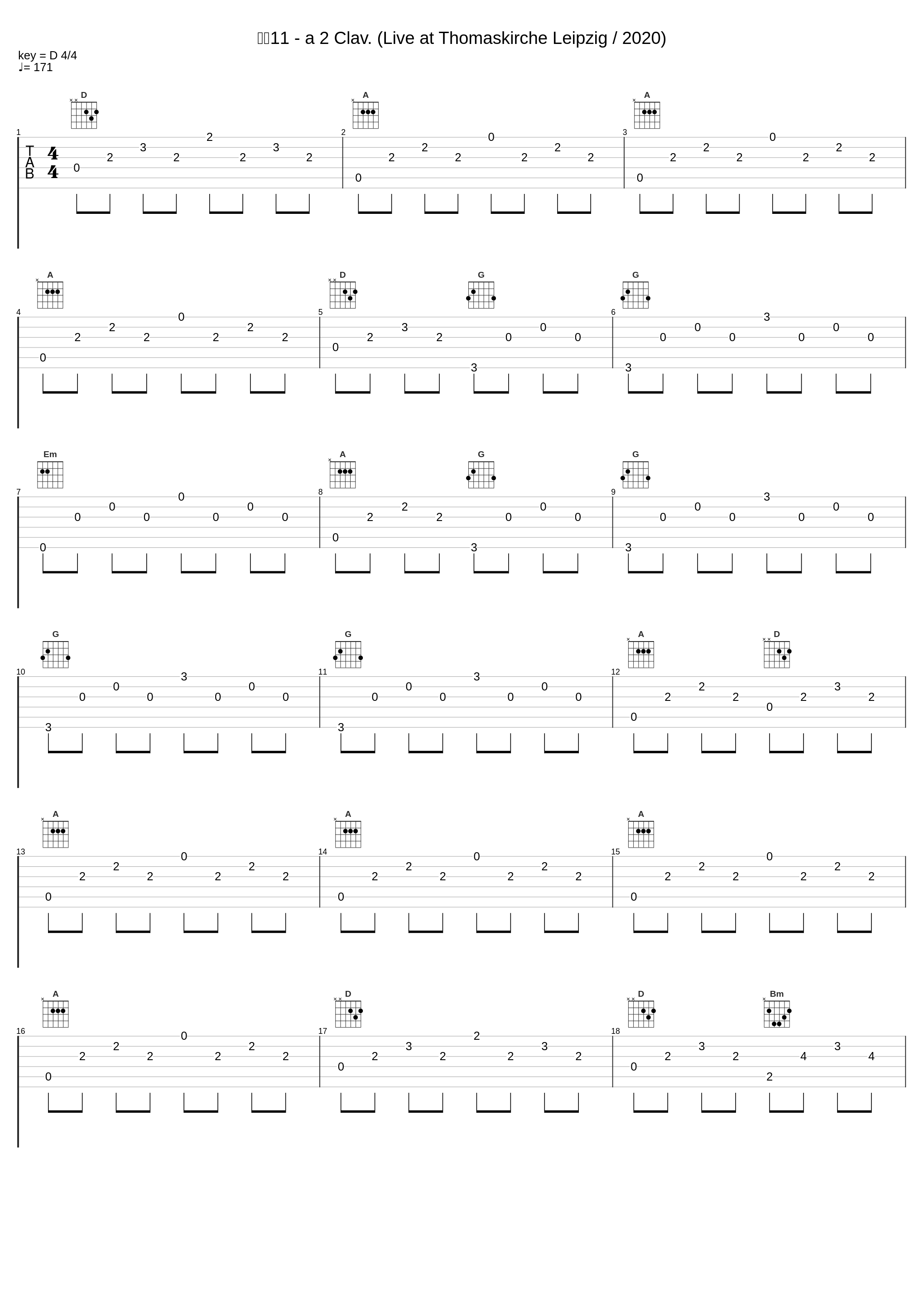 变奏11 - a 2 Clav. (Live at Thomaskirche Leipzig / 2020)_郎朗_1