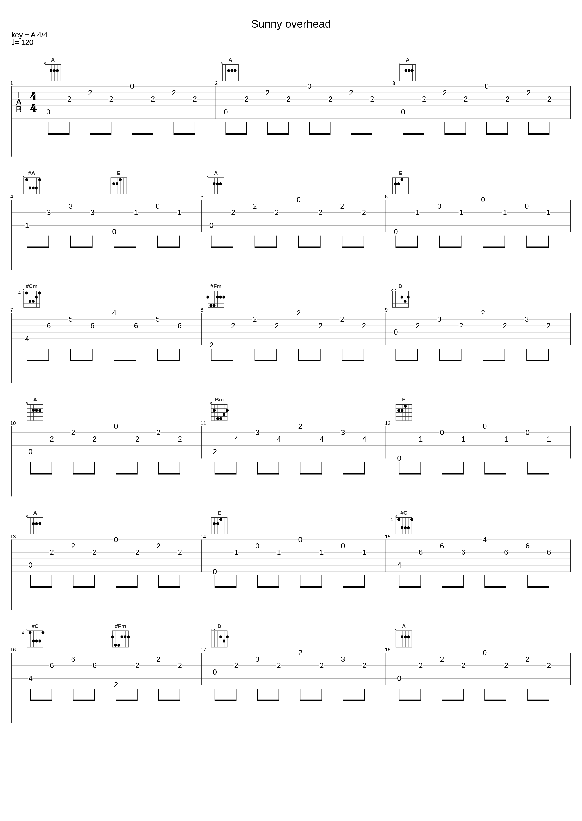 Sunny overhead_羽鸟风画_1