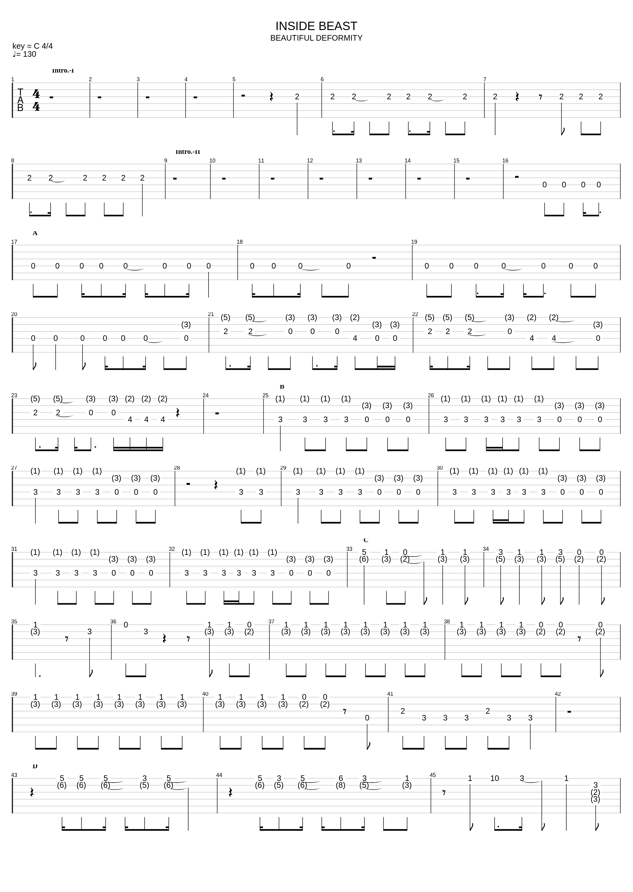 Inside Beast_Gazette Tab By Gilang_1