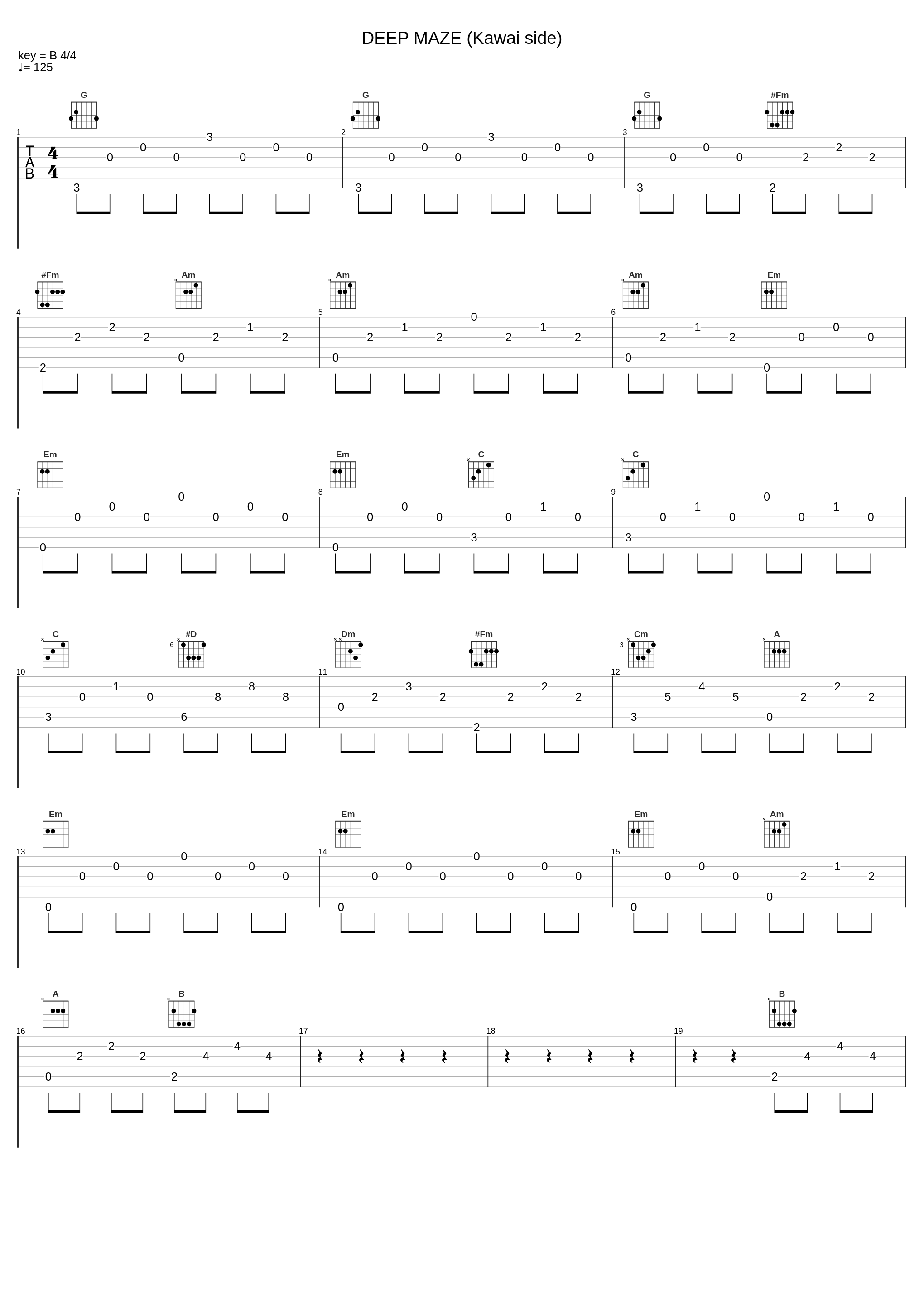 DEEP MAZE (Kawai side)_川井宪次_1