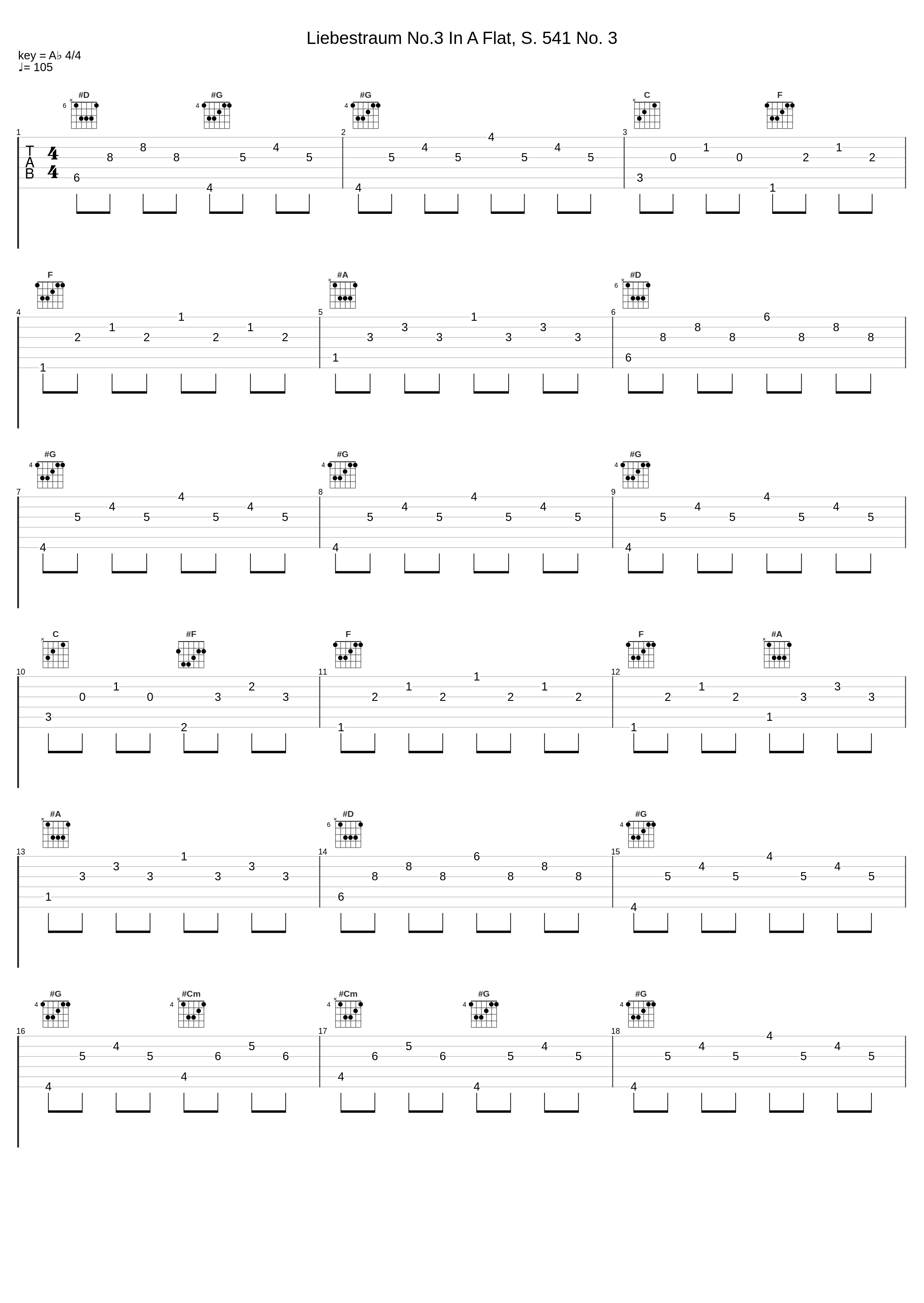 Liebestraum No.3 In A Flat, S. 541 No. 3_郎朗_1