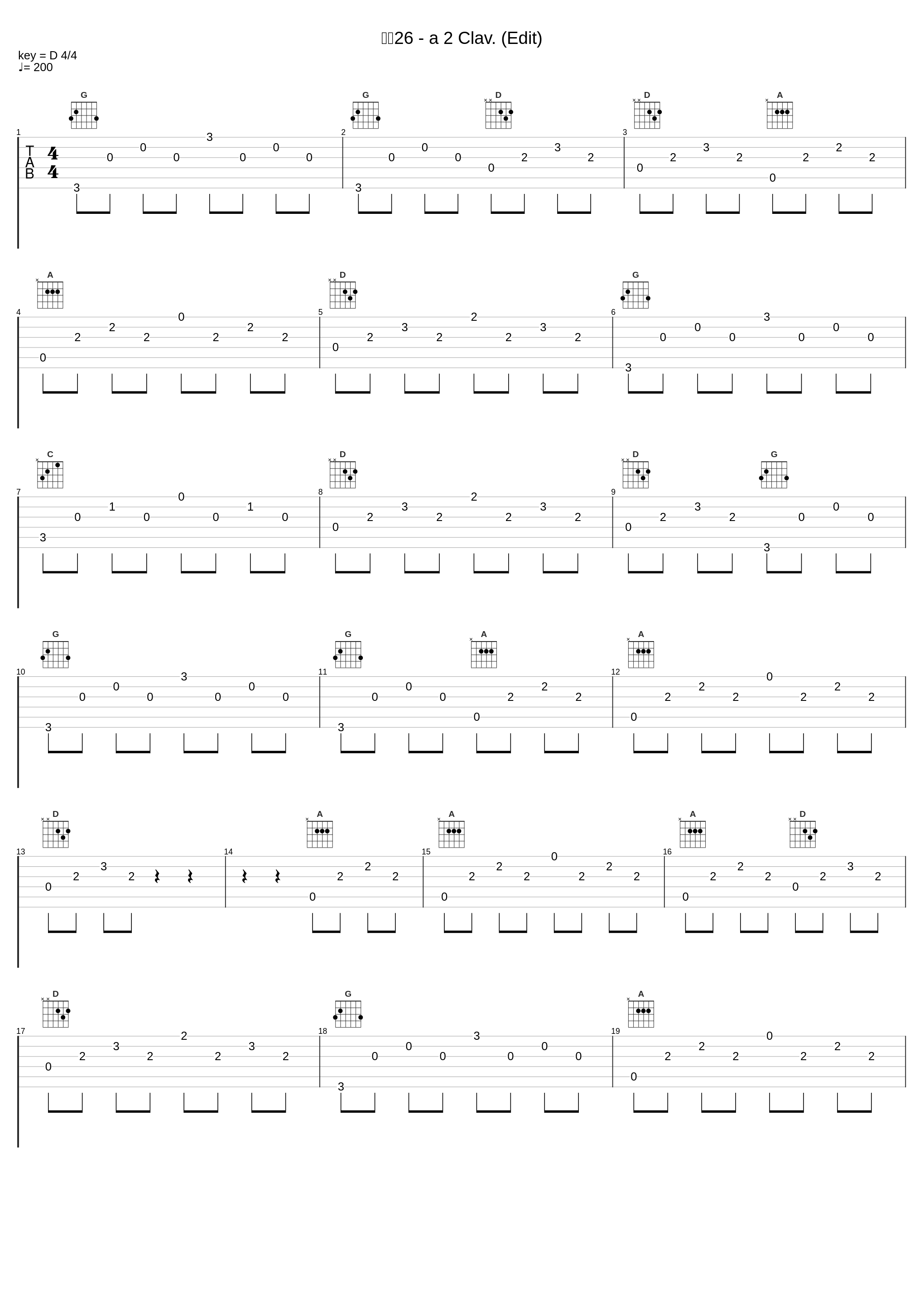 变奏26 - a 2 Clav. (Edit)_郎朗_1