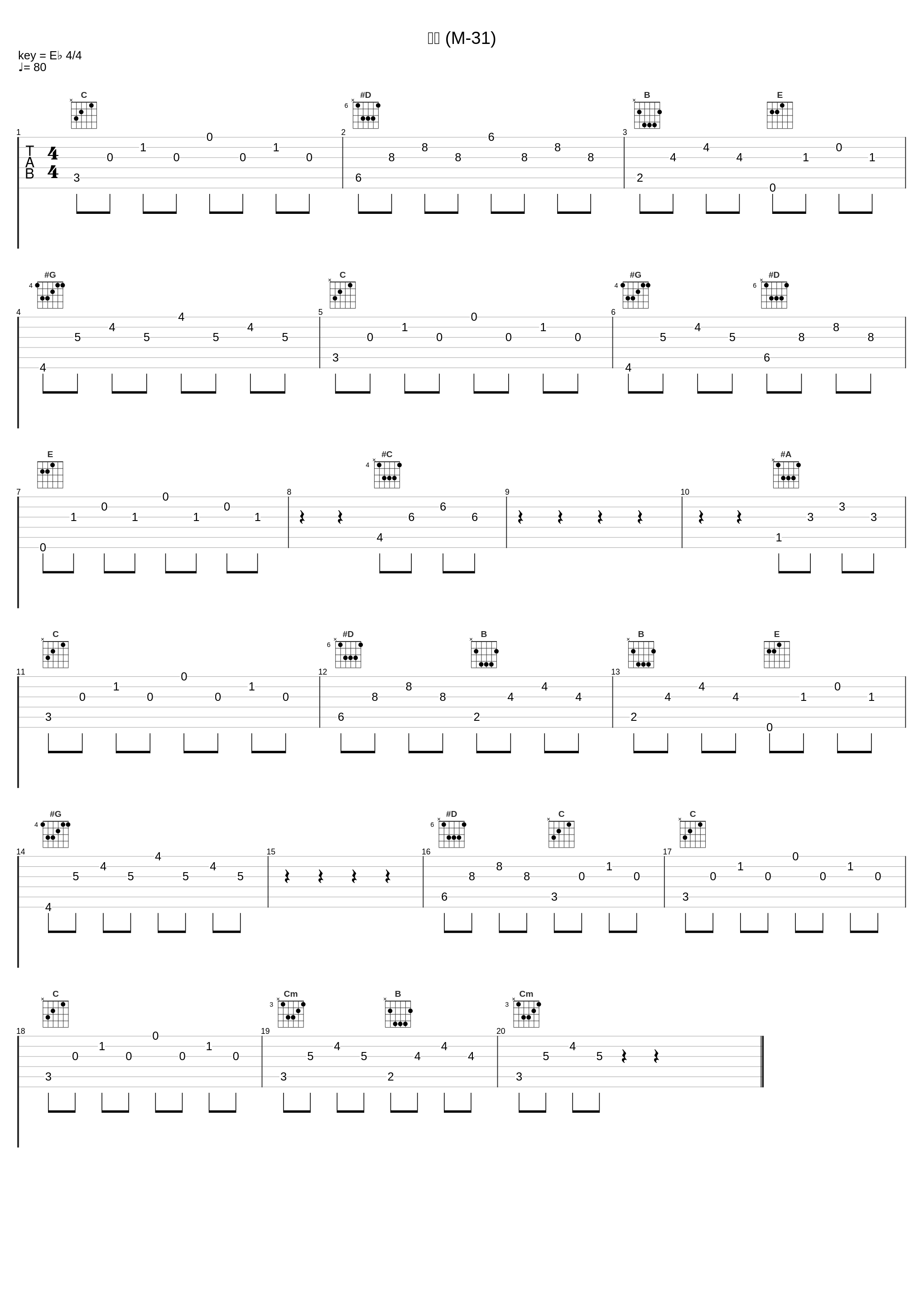 警鐘 (M-31)_川井宪次_1