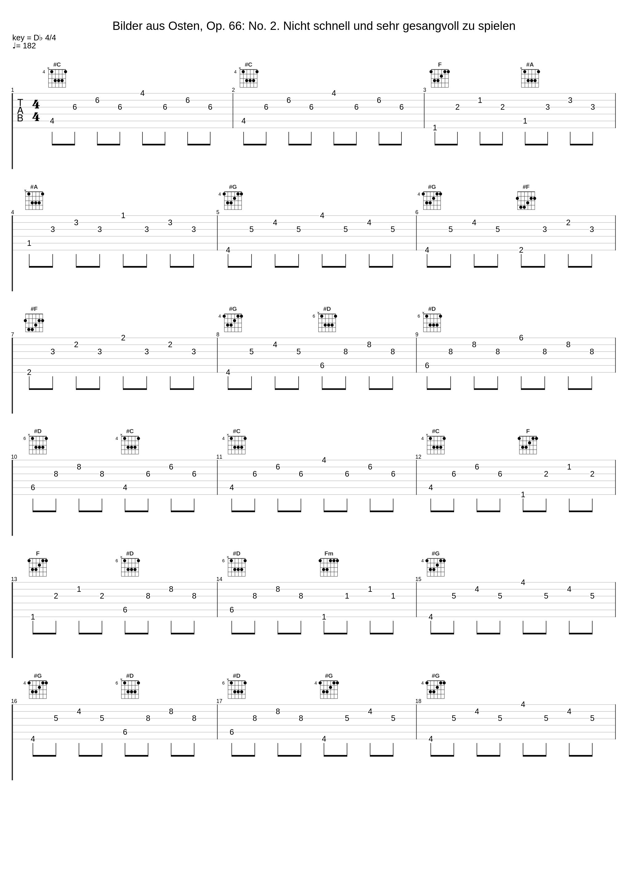 Bilder aus Osten, Op. 66: No. 2. Nicht schnell und sehr gesangvoll zu spielen_Elena Margolina_1