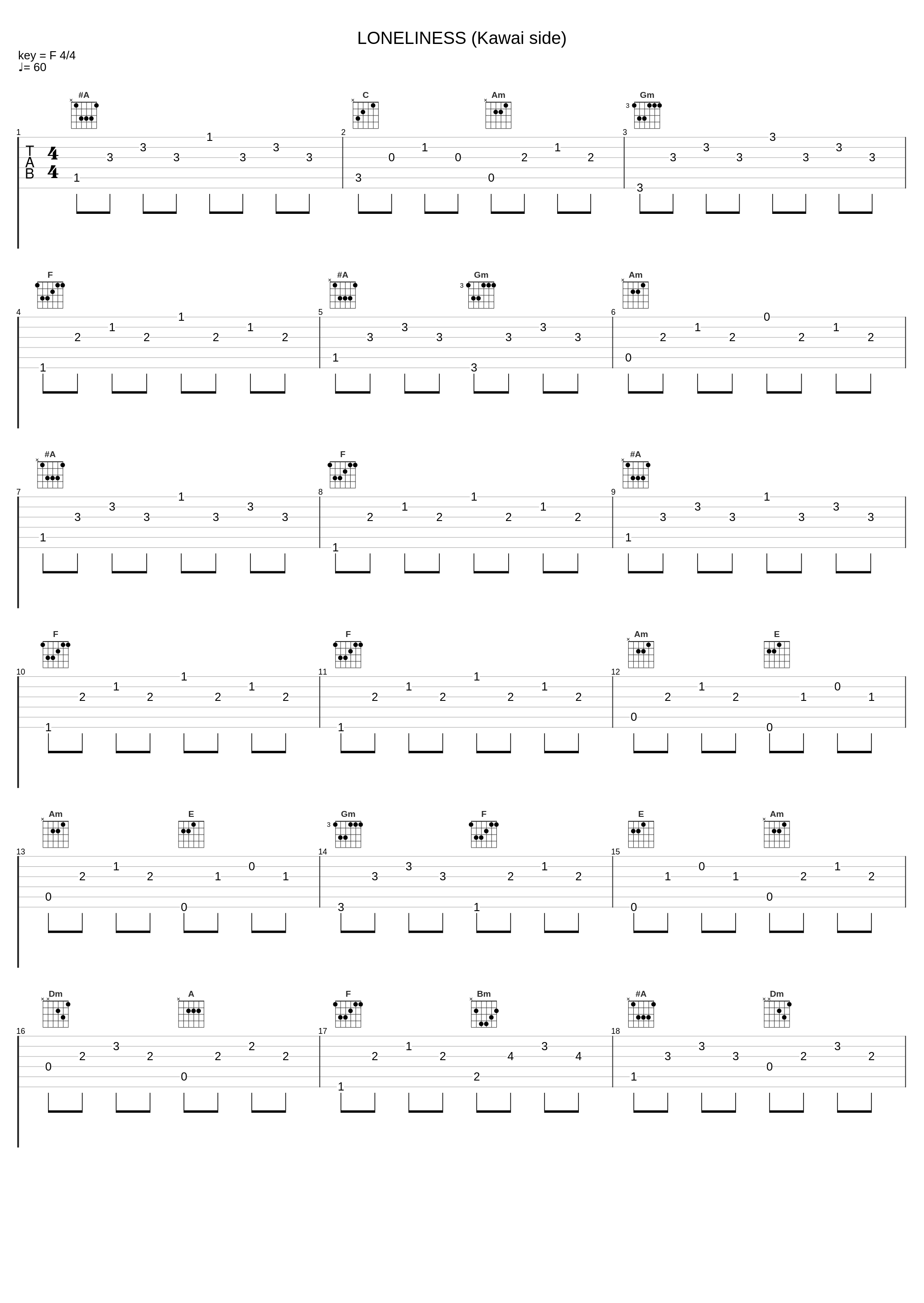 LONELINESS (Kawai side)_川井宪次_1