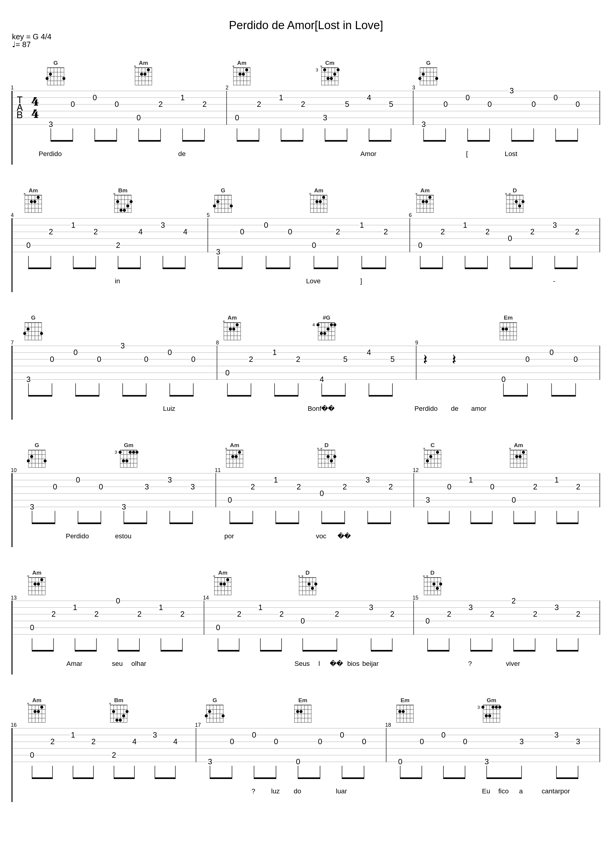 Perdido de Amor[Lost in Love]_Luiz Bonfá_1
