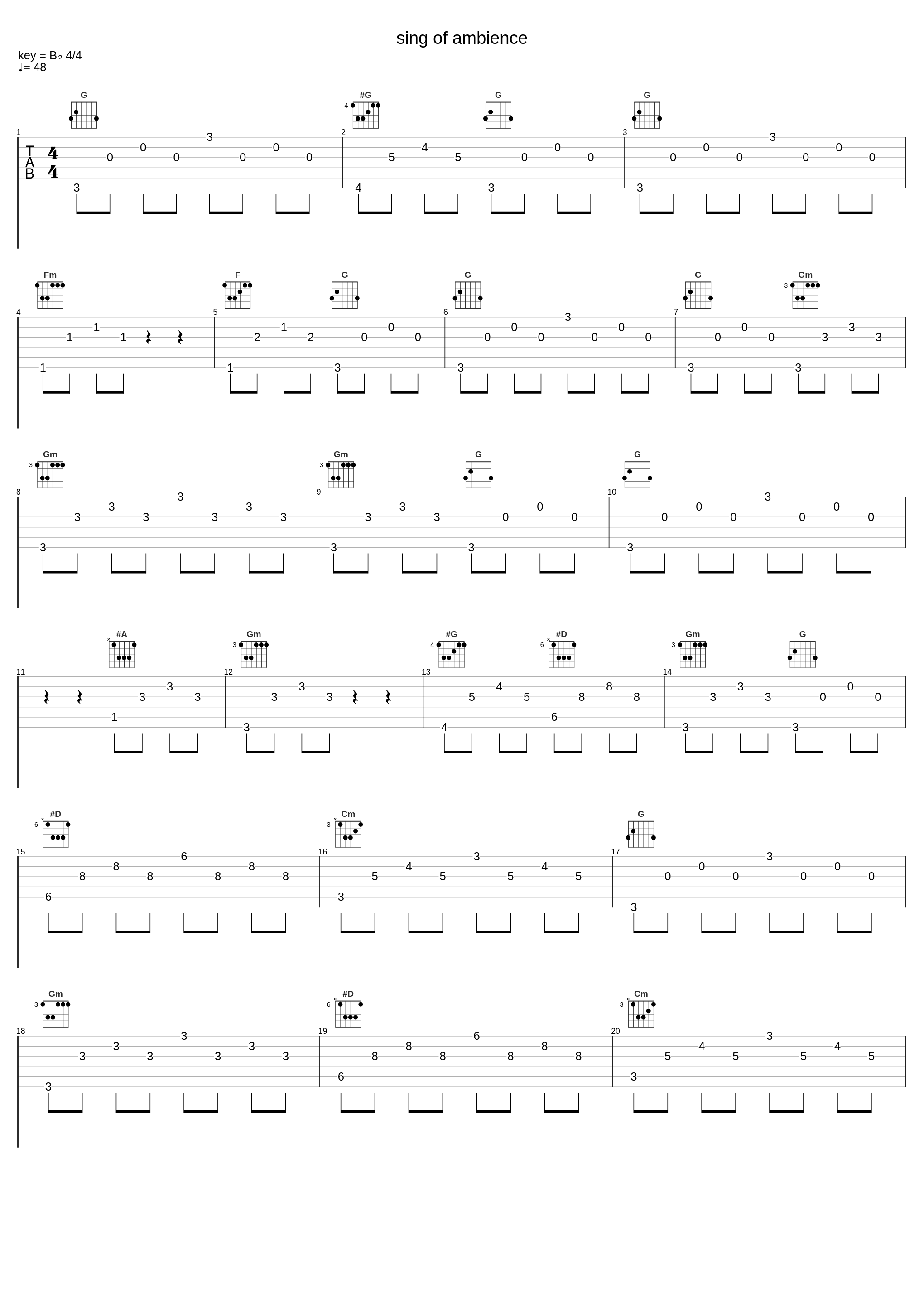 sing of ambience_羽毛田丈史_1