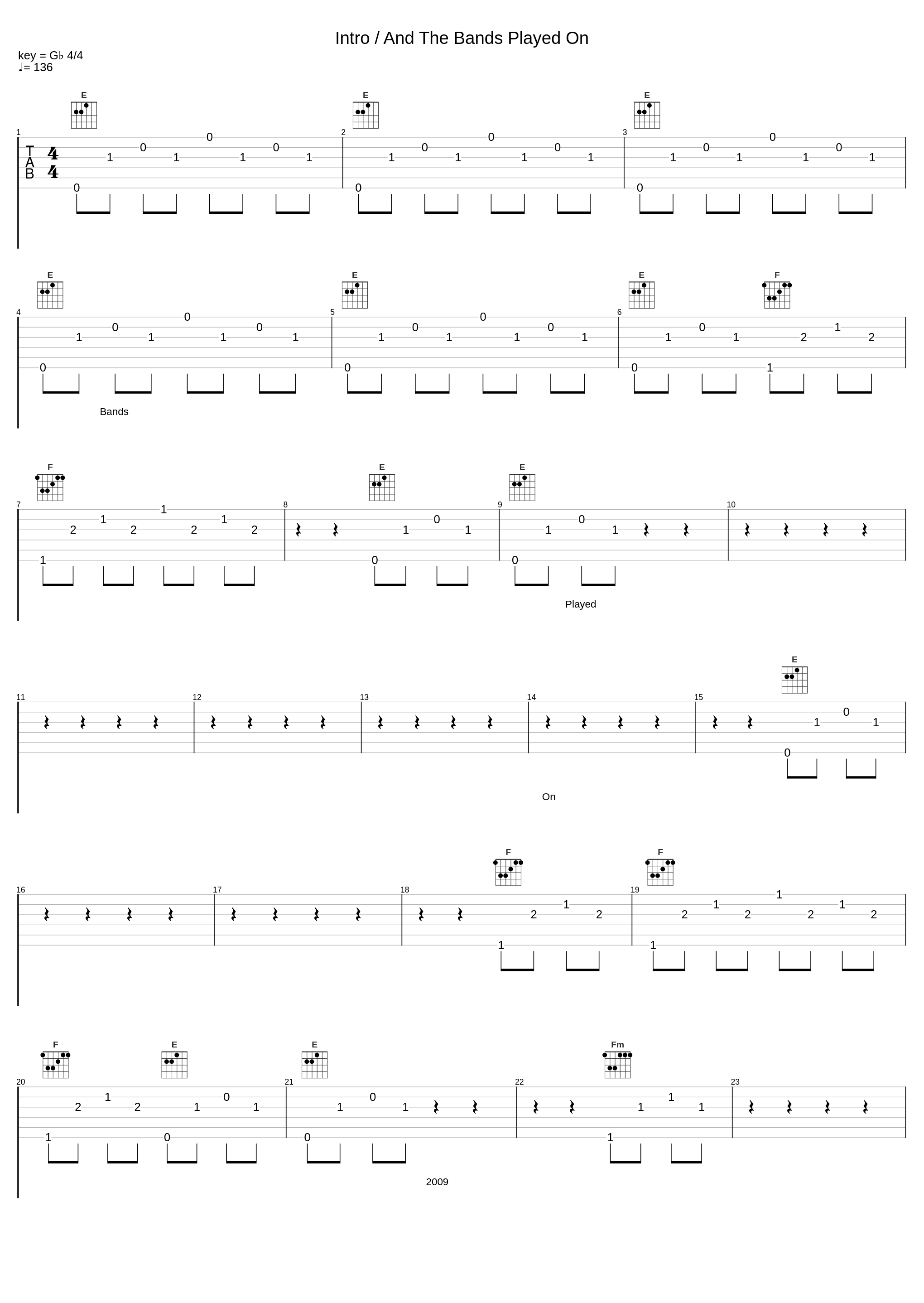 Intro / And The Bands Played On_Saxon_1