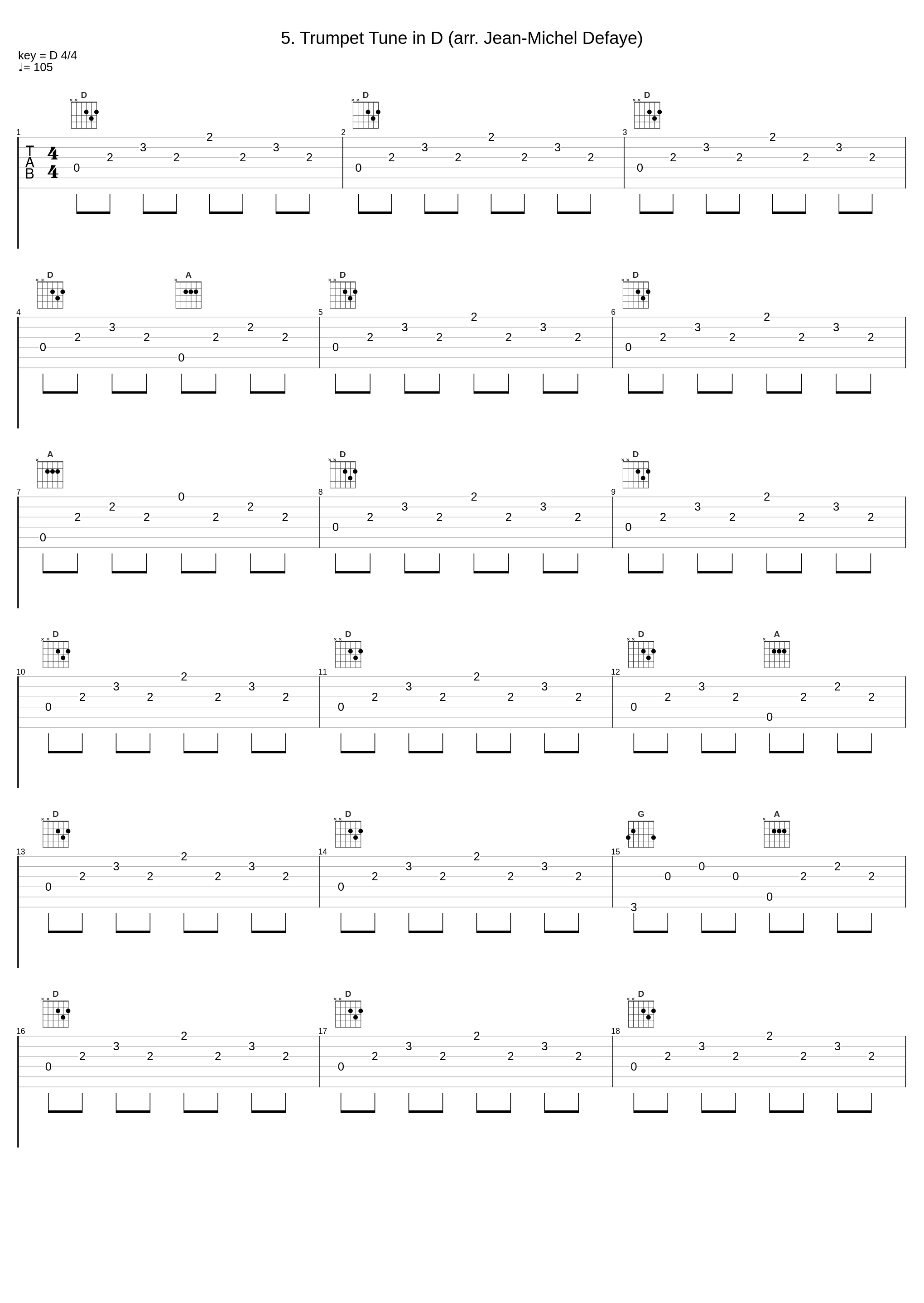 5. Trumpet Tune in D (arr. Jean-Michel Defaye)_Maurice André_1