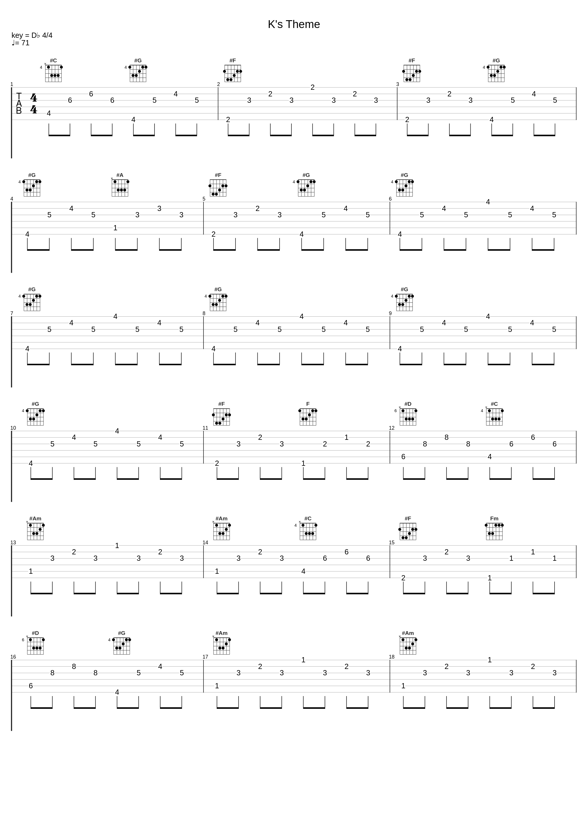 K's Theme_遠藤幹雄_1