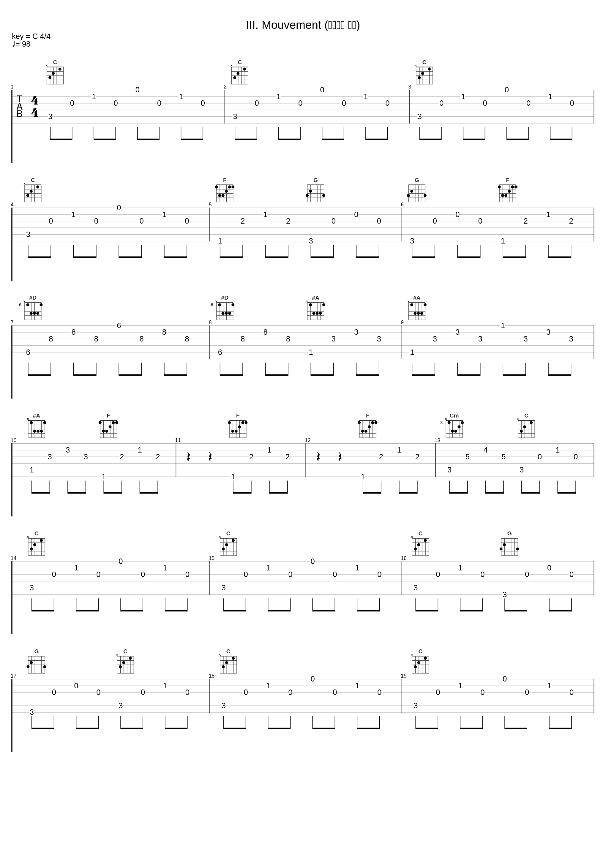 III. Mouvement (第三乐章 运动)_Elena Shishko_1