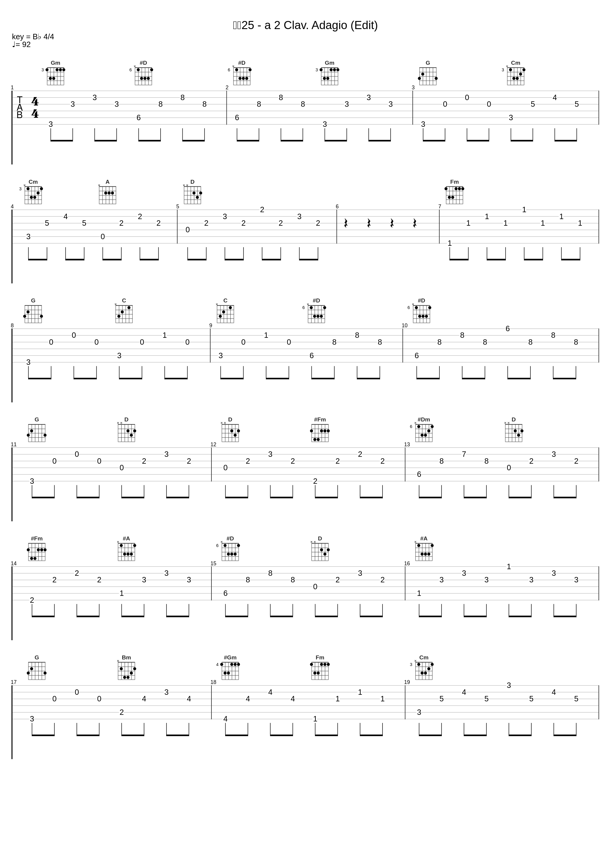 变奏25 - a 2 Clav. Adagio (Edit)_郎朗_1