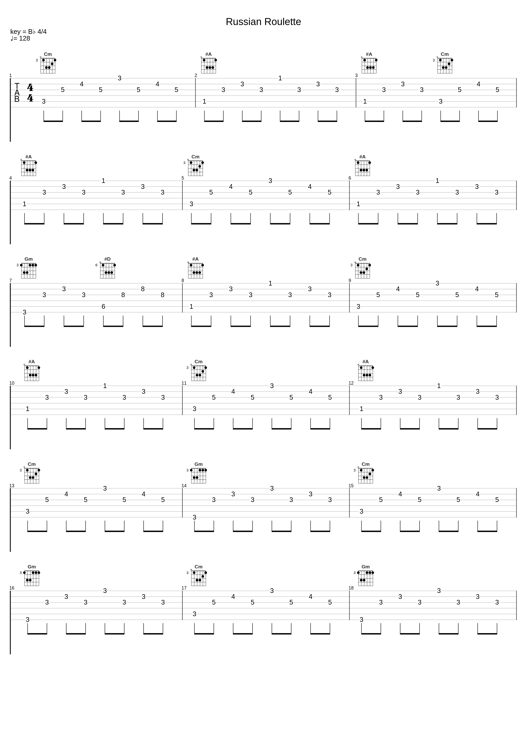 Russian Roulette_高田雅史_1