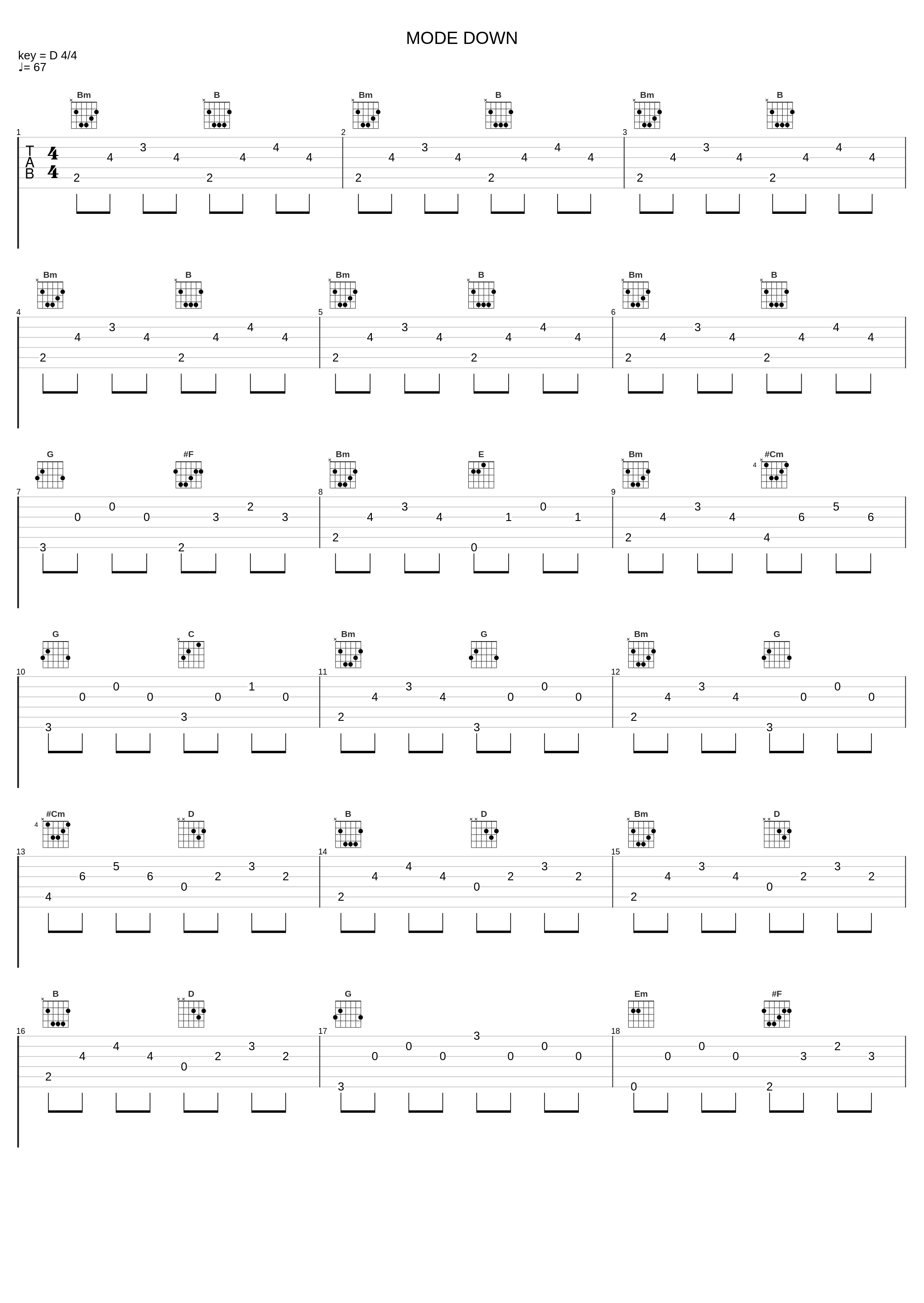 MODE DOWN_川井宪次_1