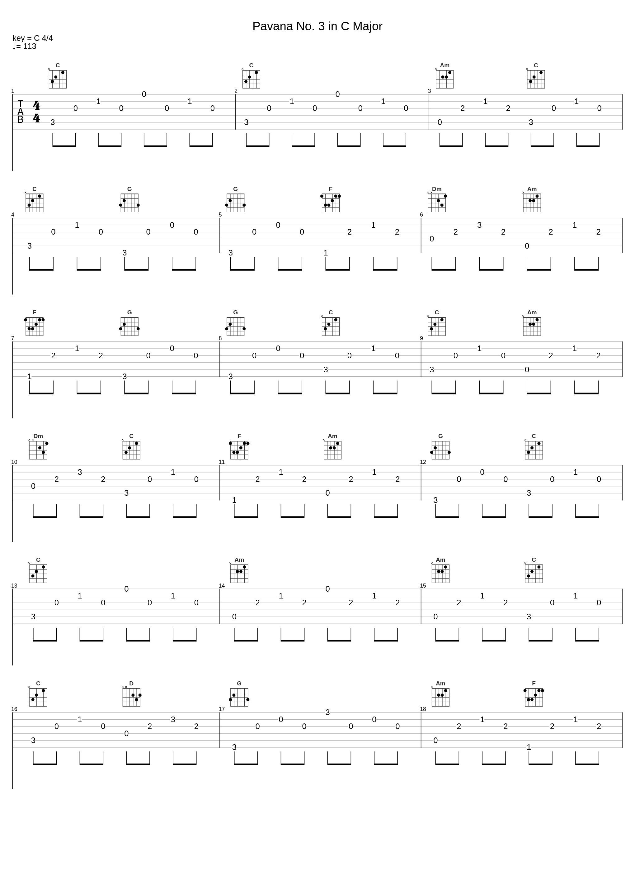 Pavana No. 3 in C Major_Andrés Segovia_1