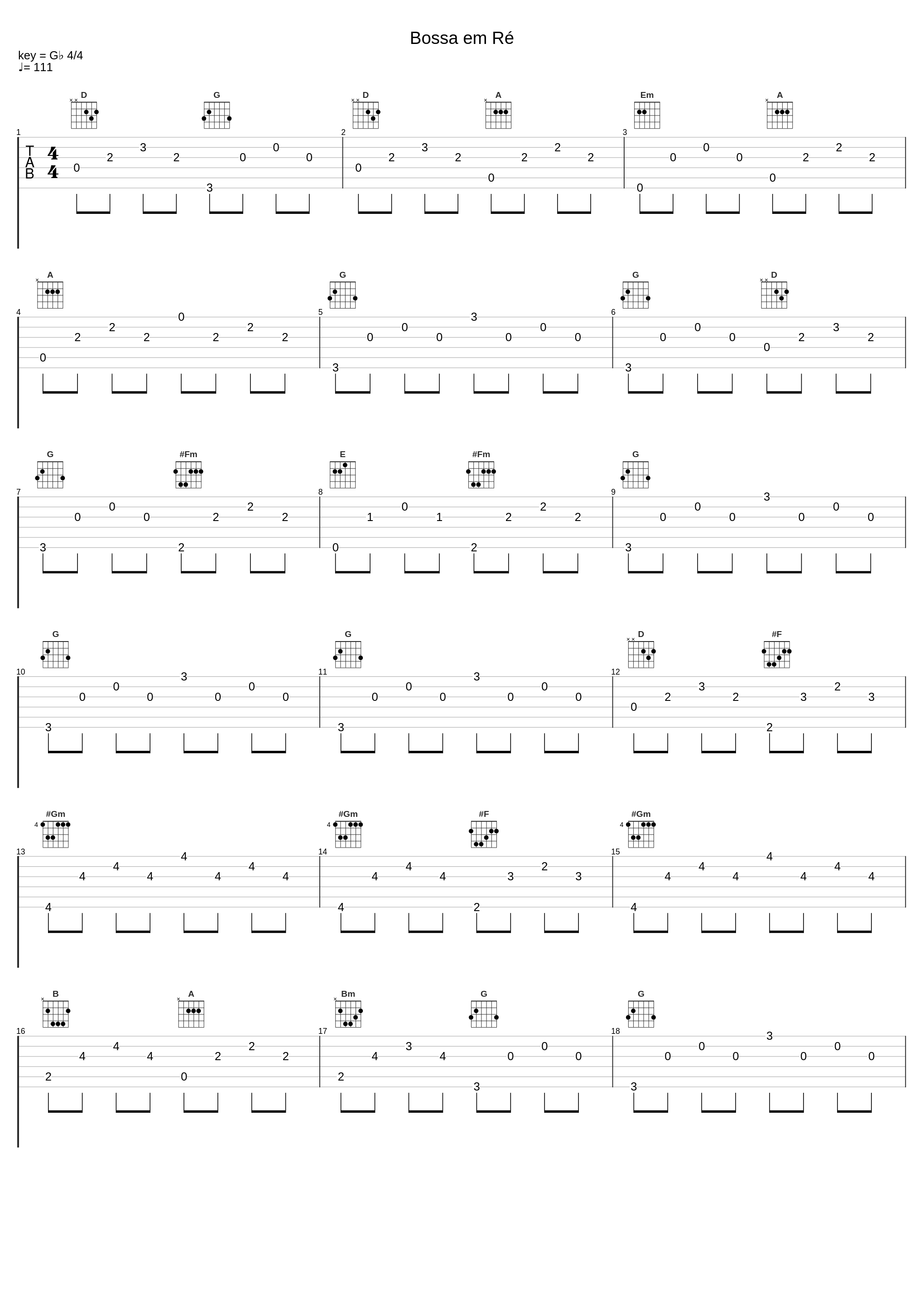 Bossa em Ré_Luiz Bonfá_1
