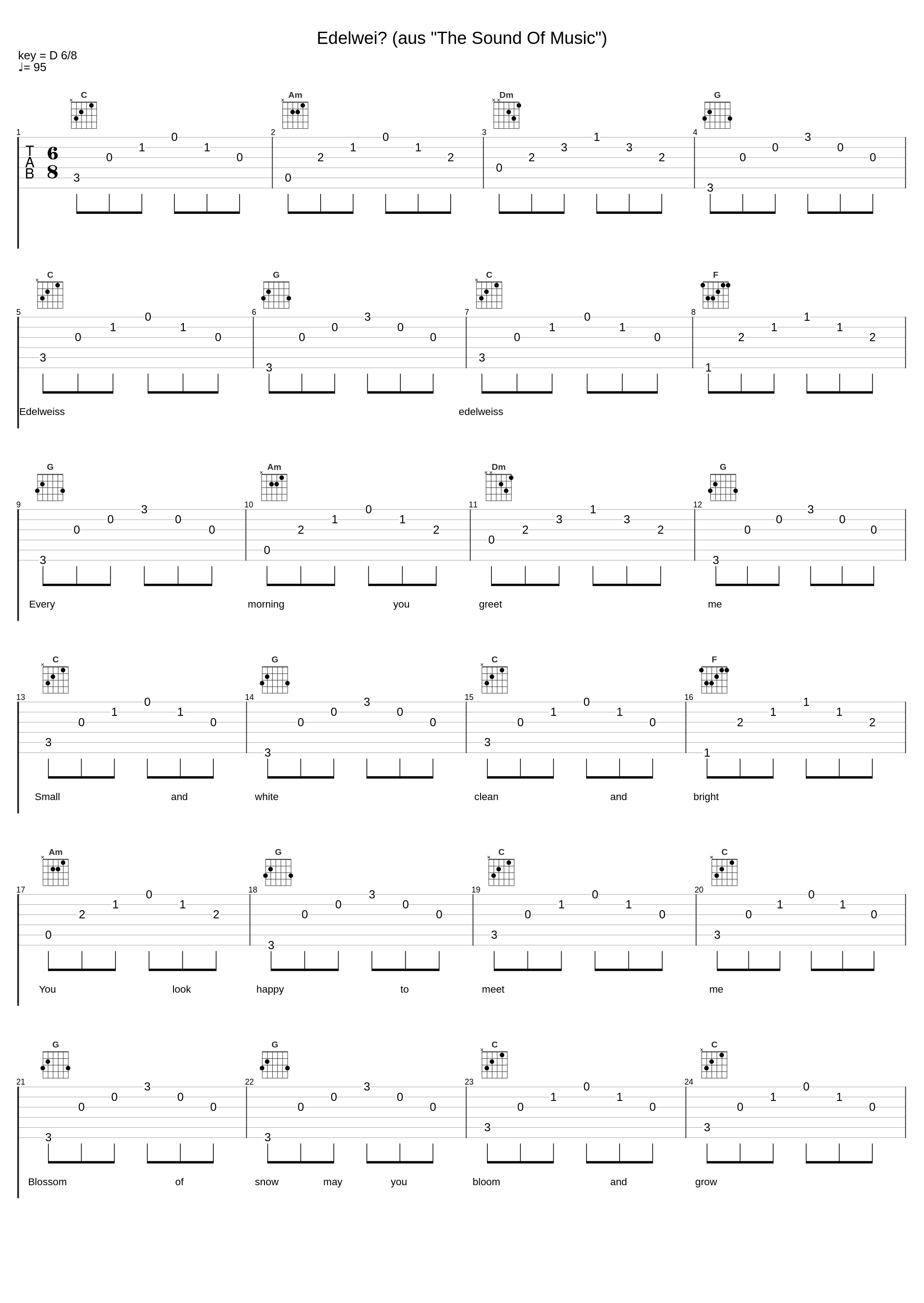 Edelweiß (aus "The Sound Of Music")_Wiener Sängerknaben_1