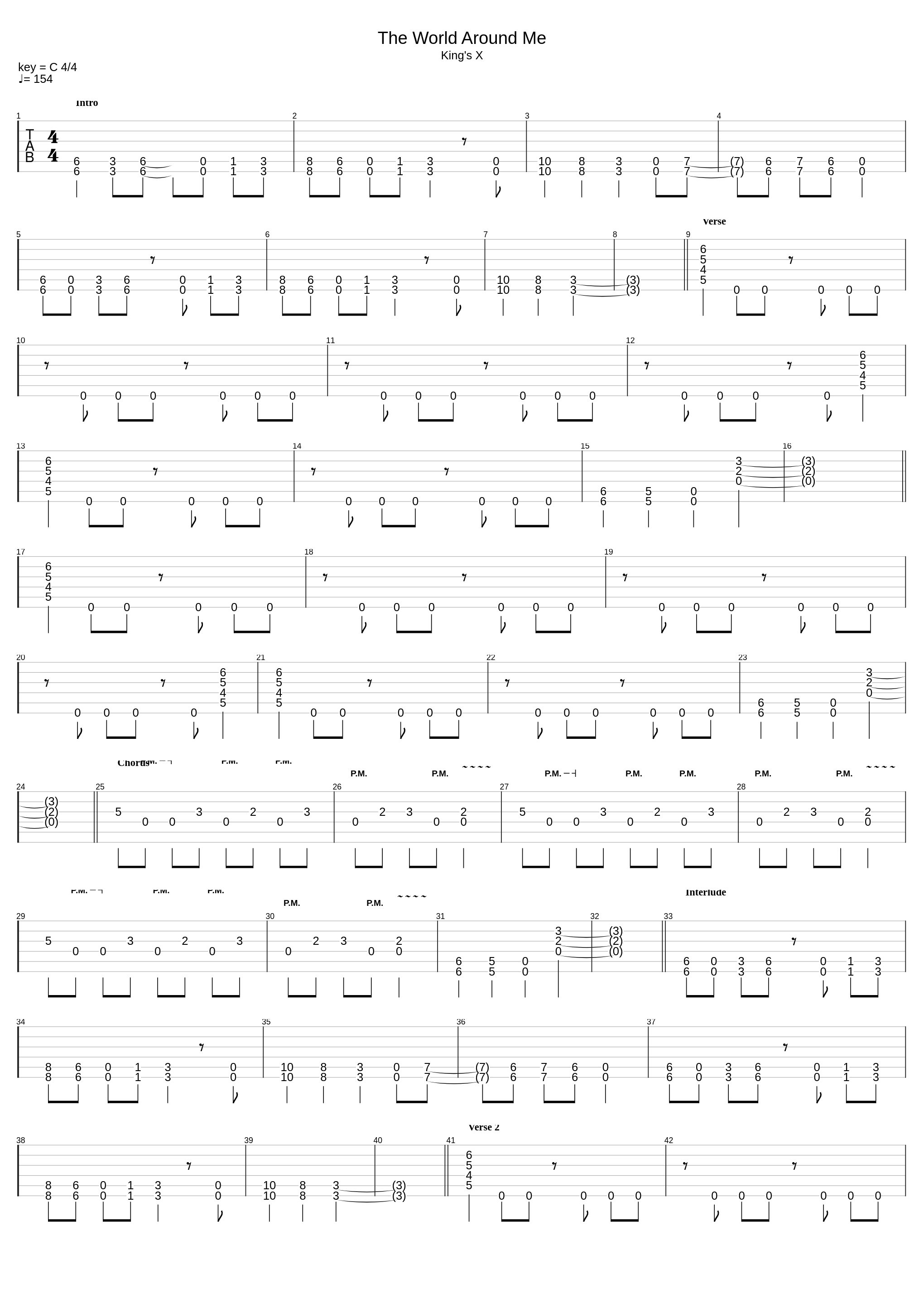 The World Around Me_King's X_1