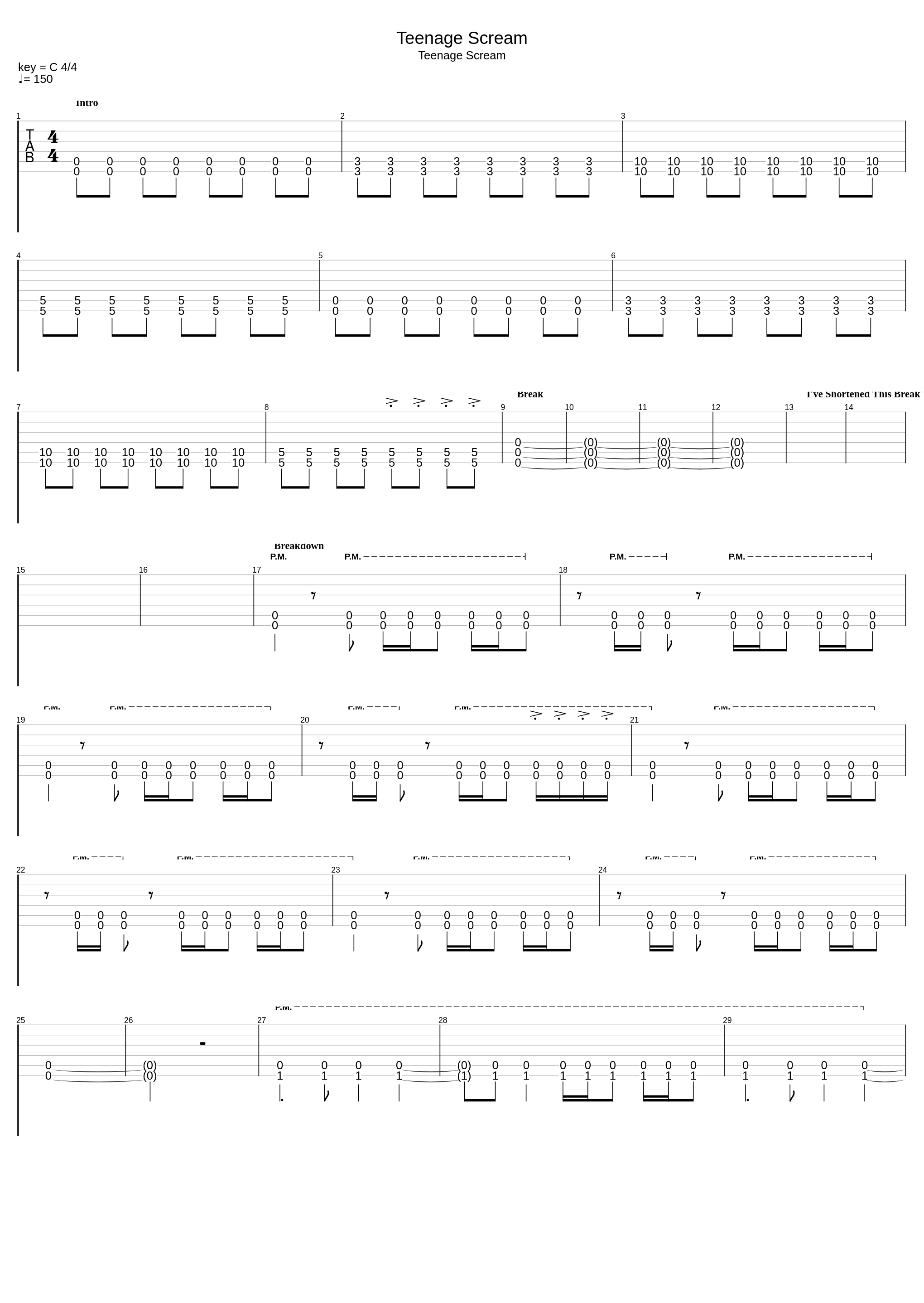 Teenage Scream_That's Outrageous!_1