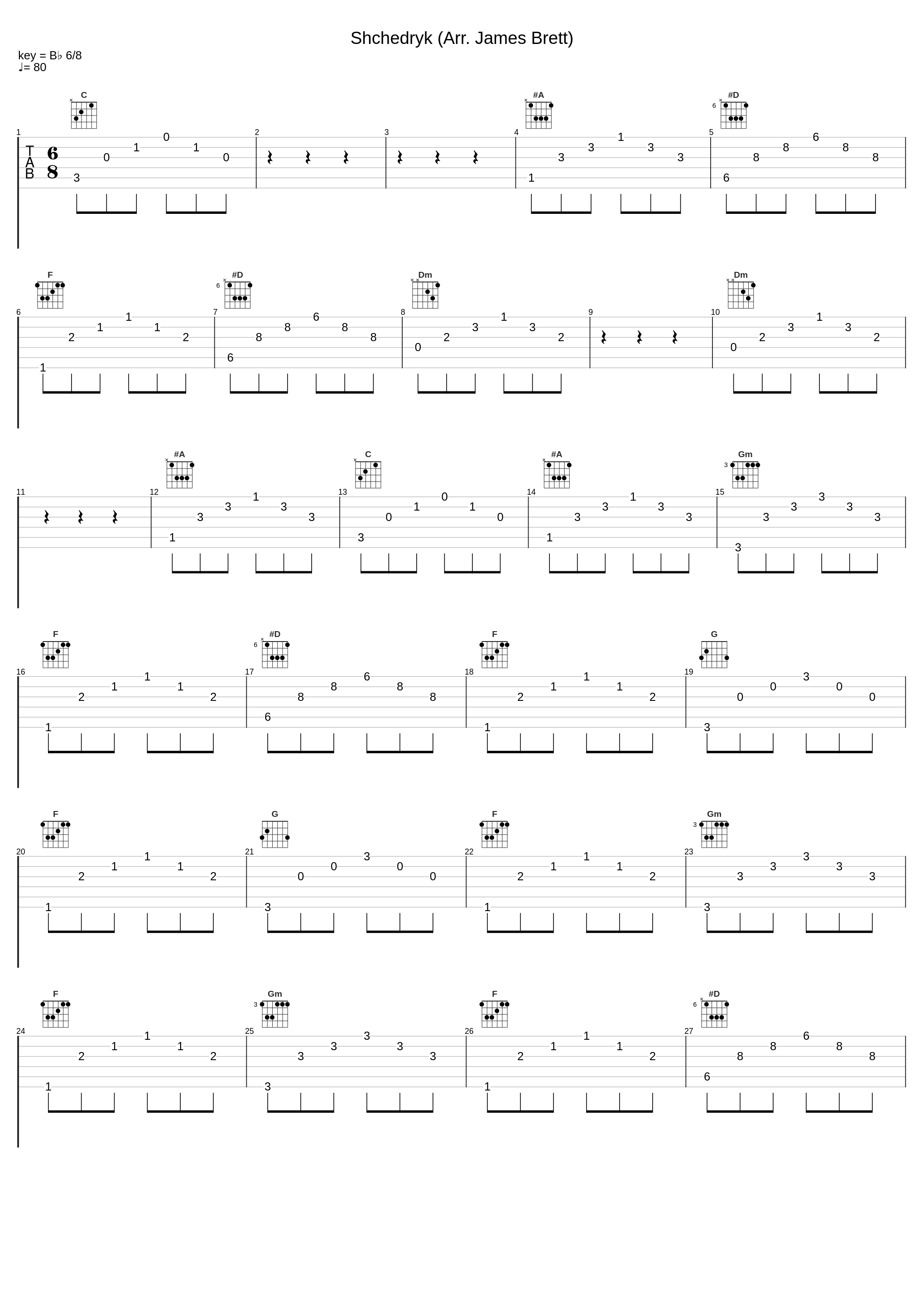 Shchedryk (Arr. James Brett)_Wiener Sängerknaben_1