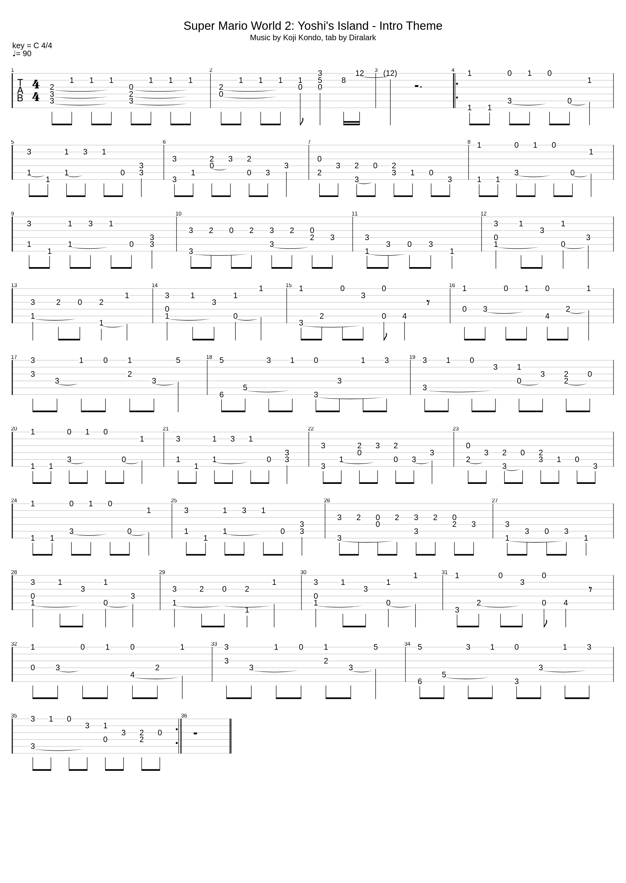 Story Music Box V2_Yoshi's Island_1