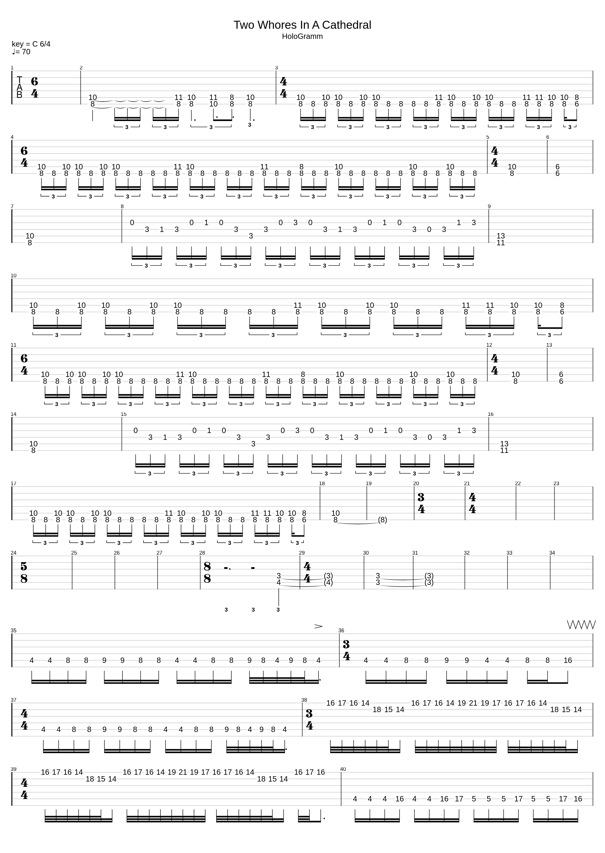 Two Whores In A Cathedral_Acheron's Idol_1