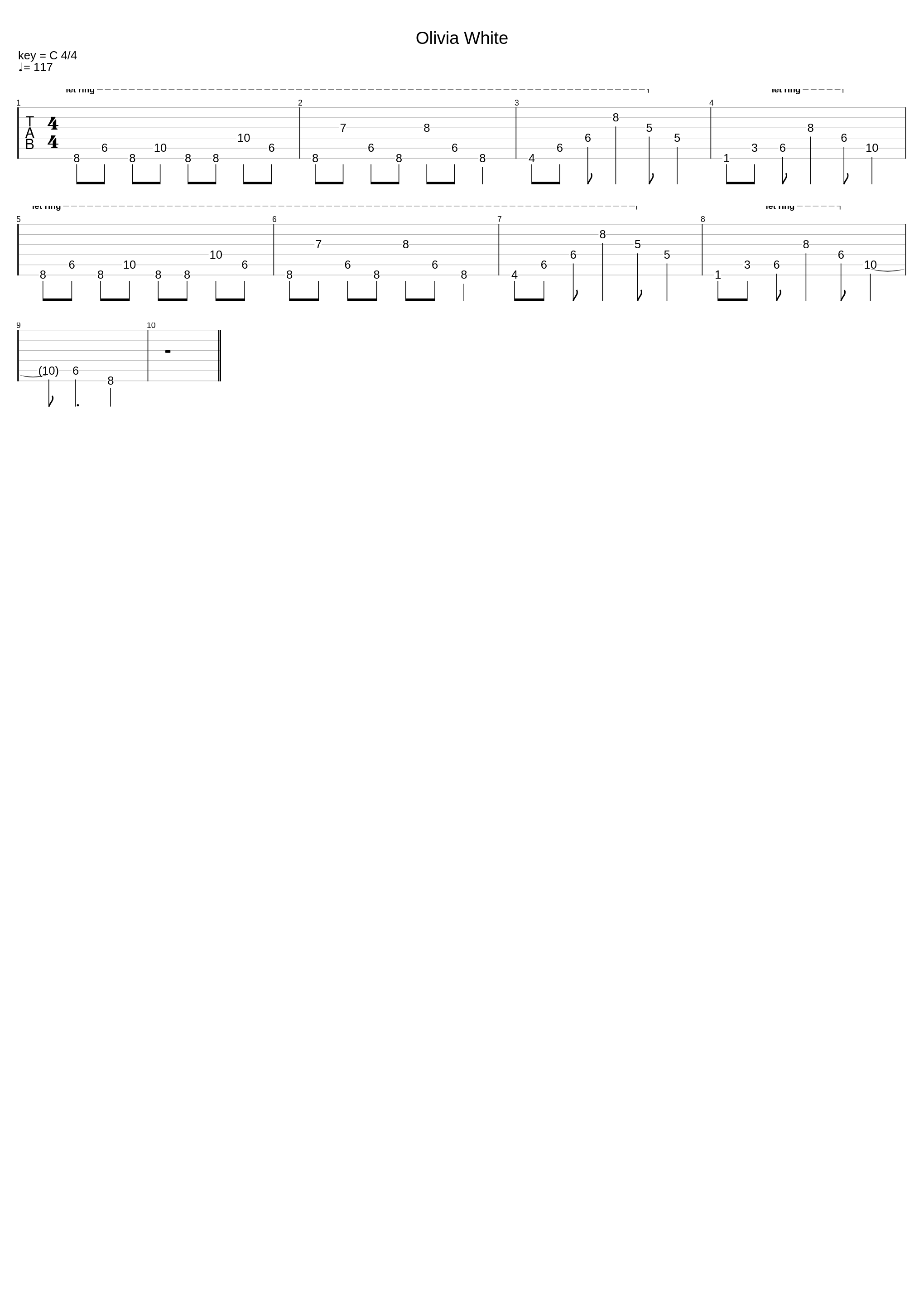 Olivia White_Chris's Music_1