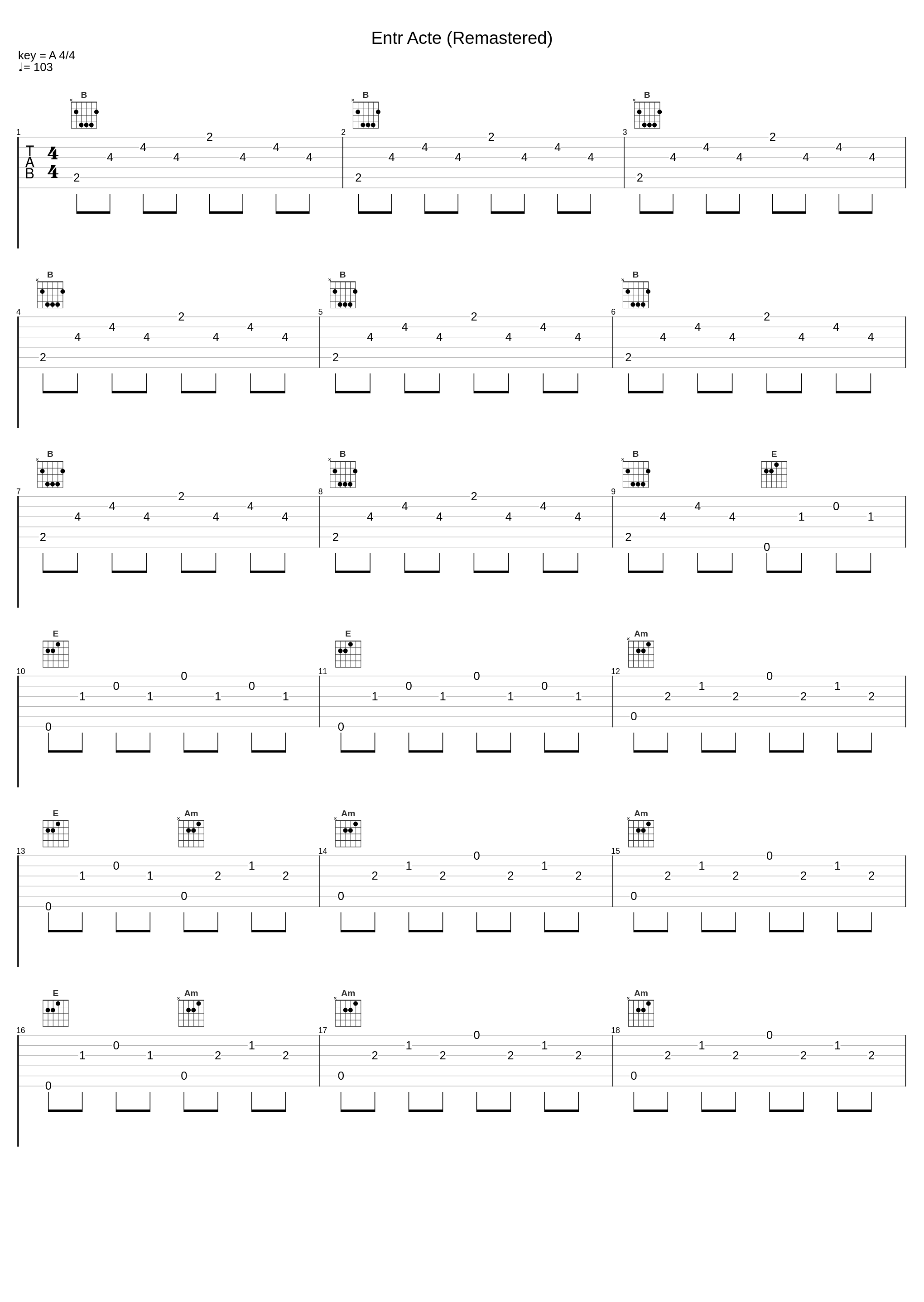 Entr Acte (Remastered)_Andrés Segovia_1