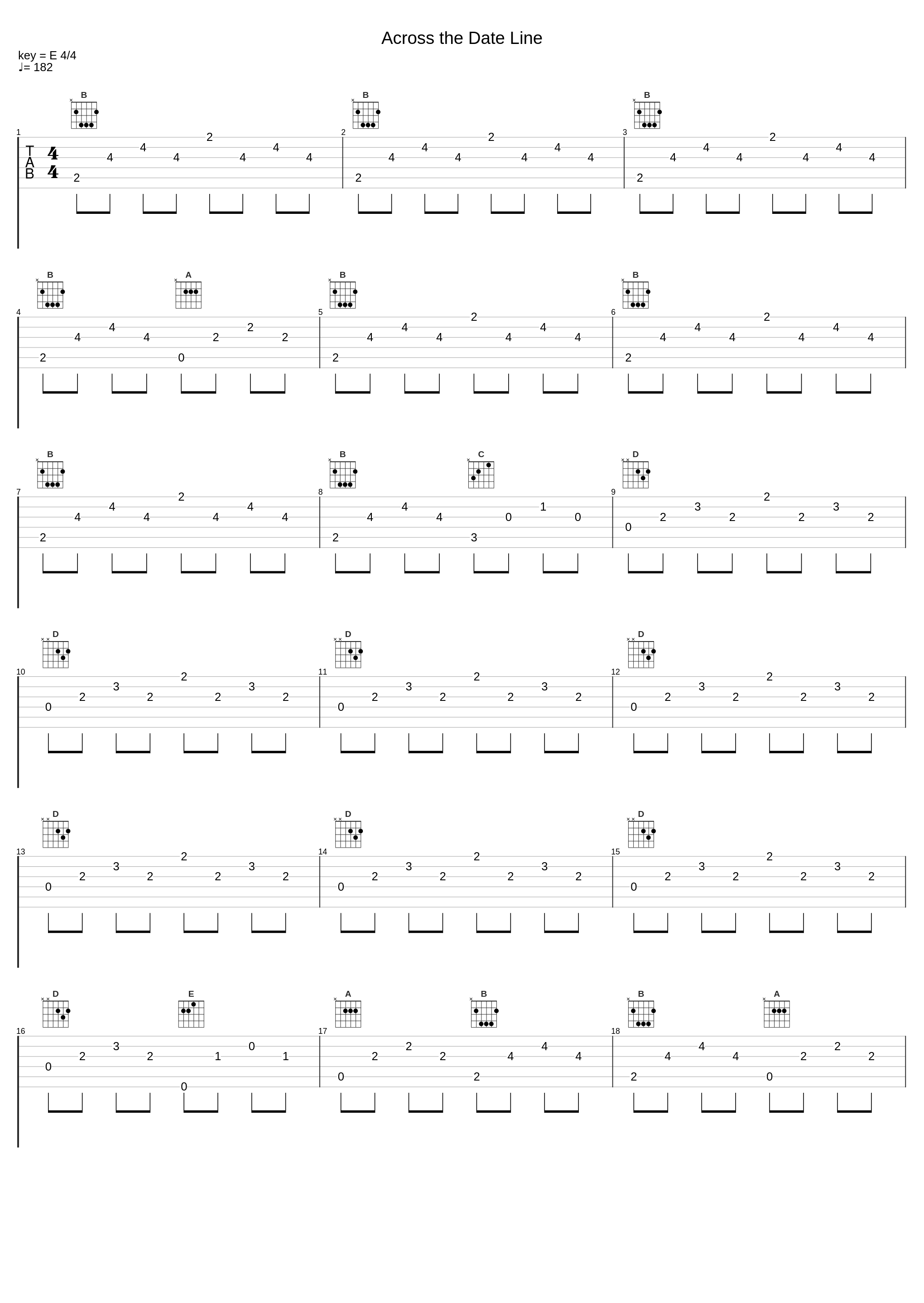 Across the Date Line_ゲーム・ミュージック_1