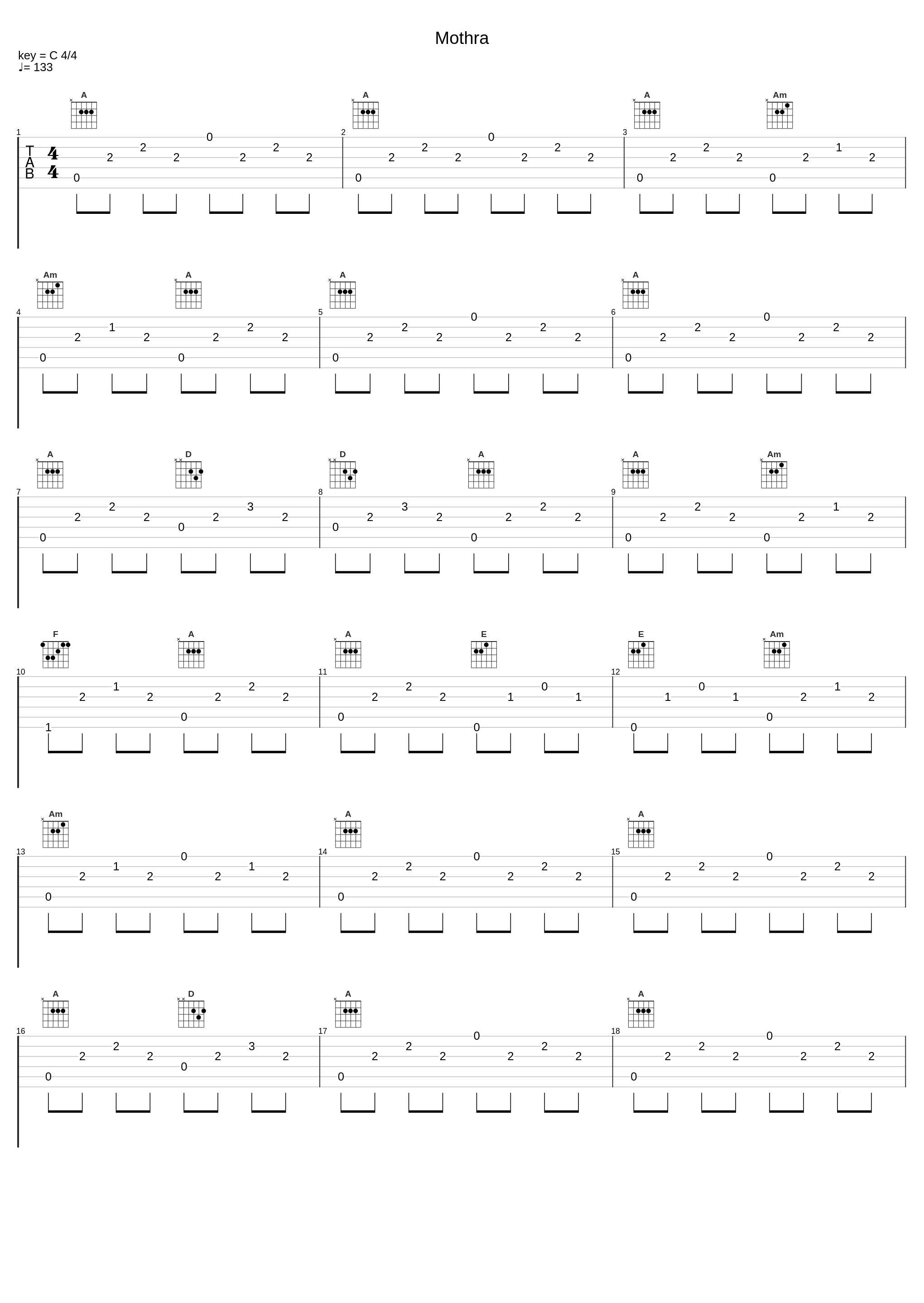 Mothra_The 5.6.7.8's_1