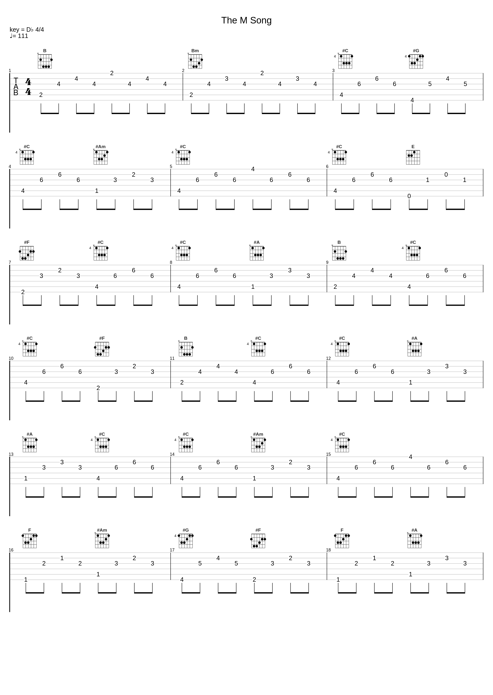 The M Song_OKAMOTO'S_1