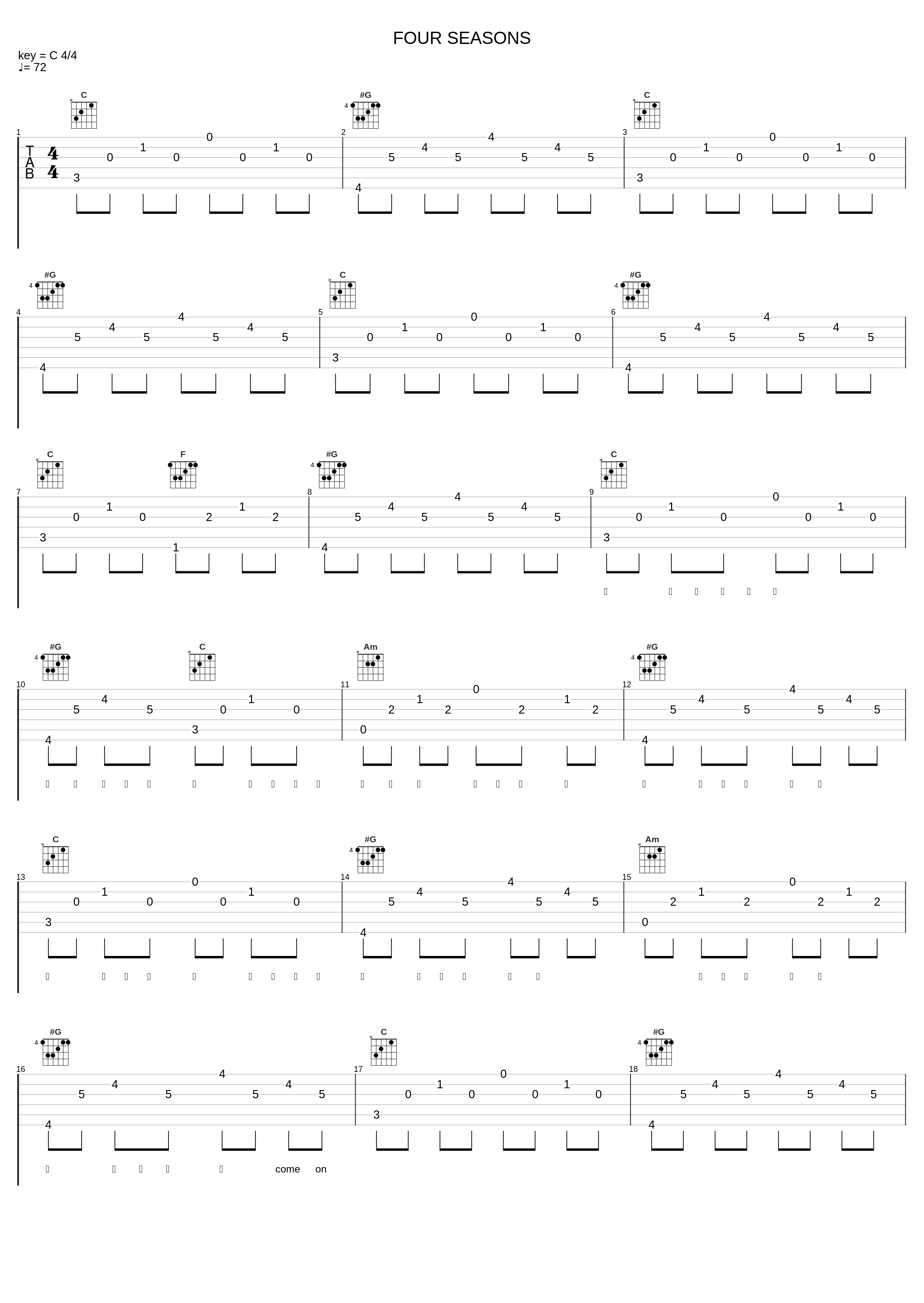 FOUR SEASONS_フジファブリック_1