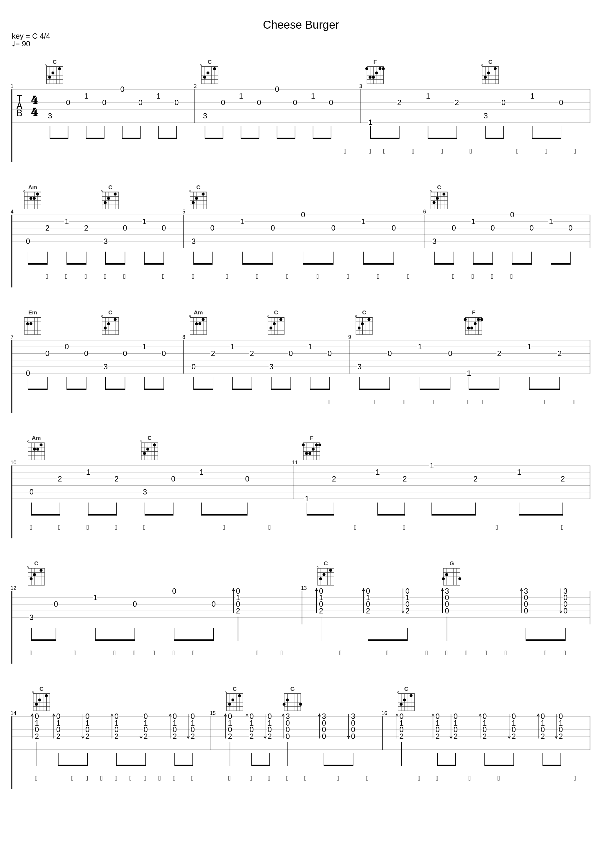 Cheese Burger_フジファブリック_1