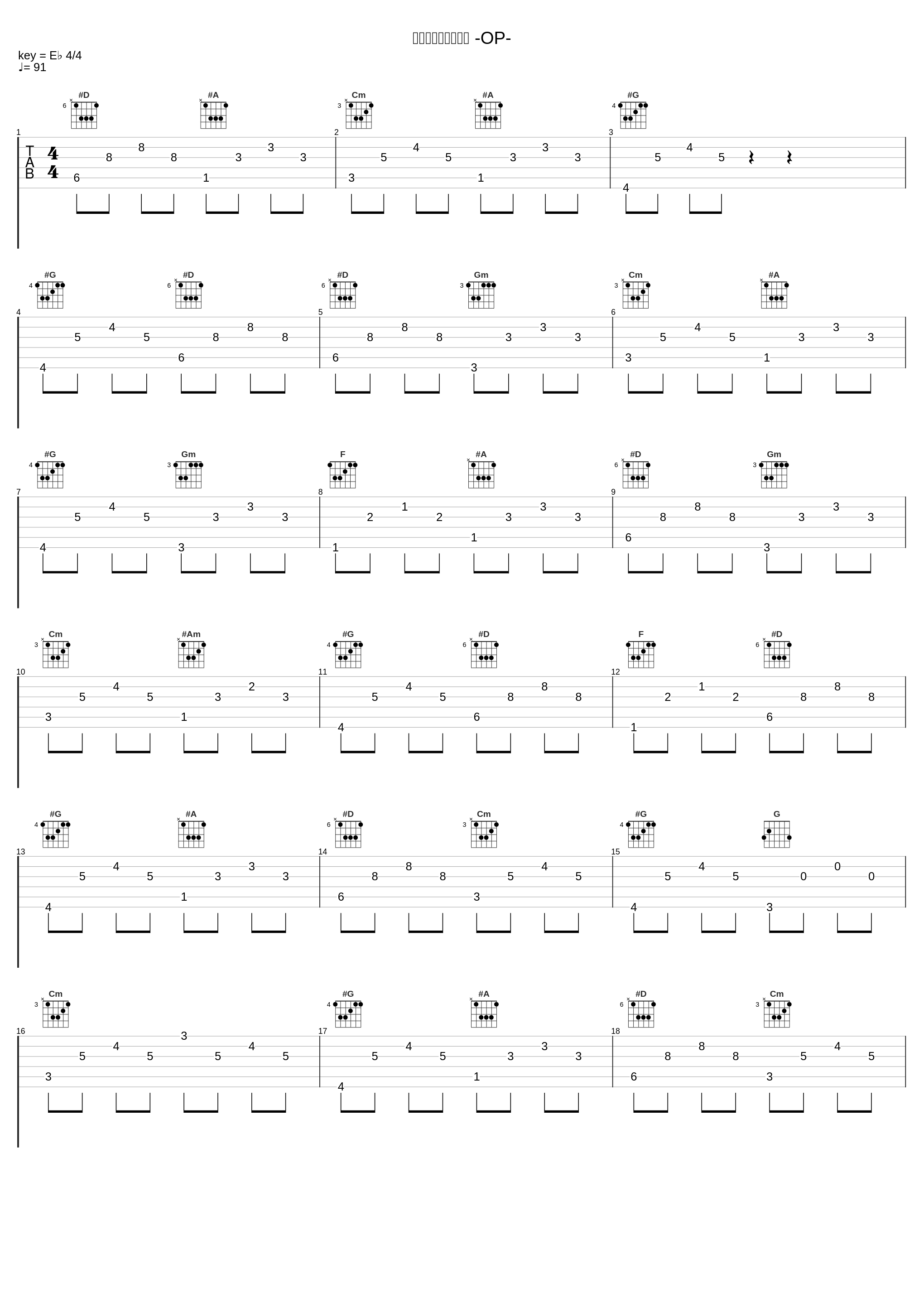 恋色の空を舞う君へ -OP-_ばんばんしー_1