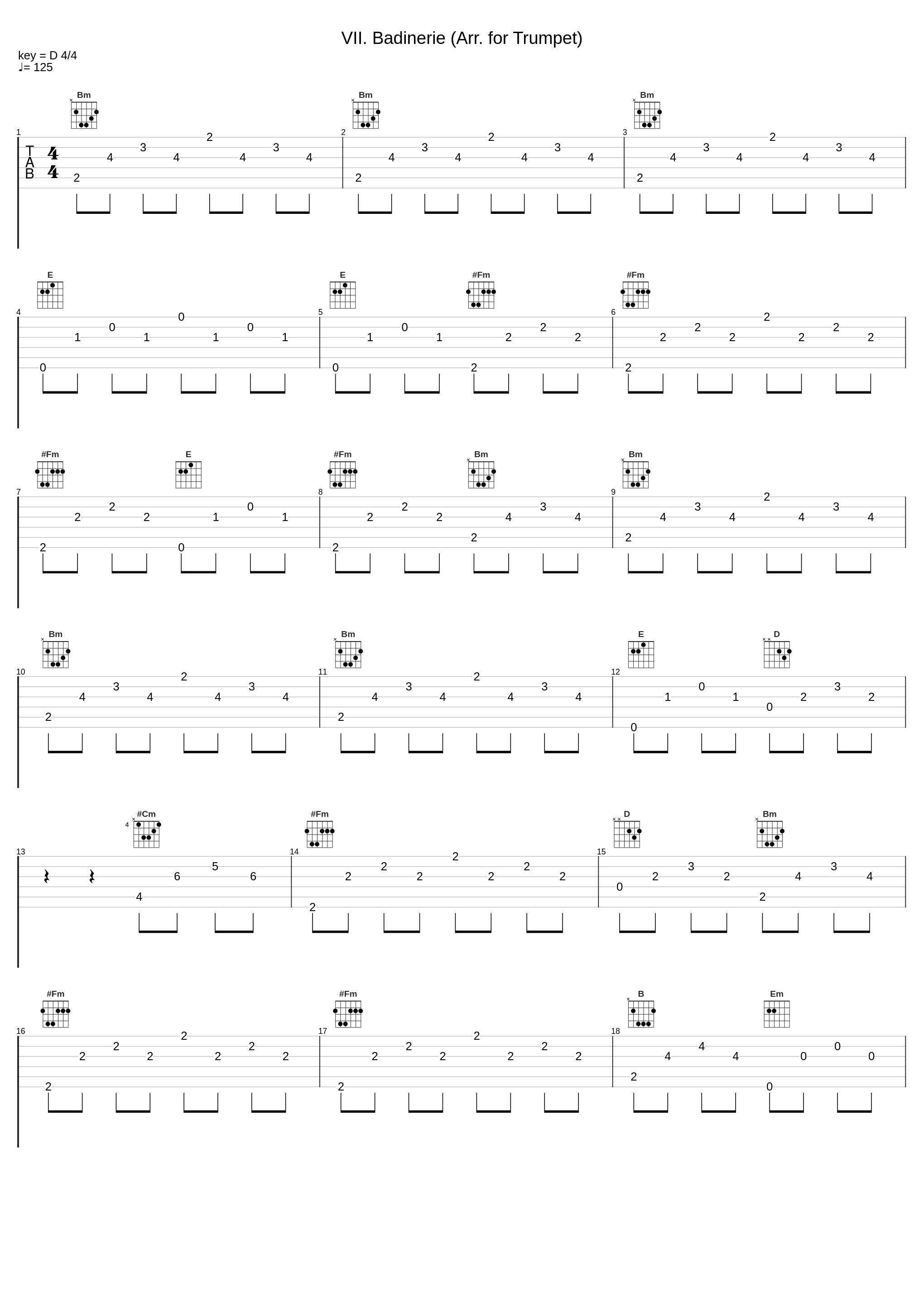 VII. Badinerie (Arr. for Trumpet)_Maurice André_1