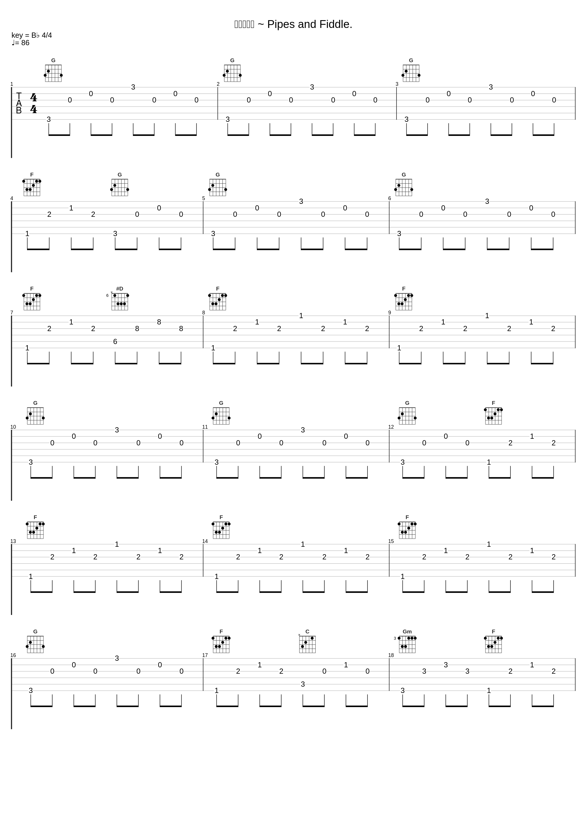 永夜の報い ~ Pipes and Fiddle._上海爱莉丝幻乐团_1