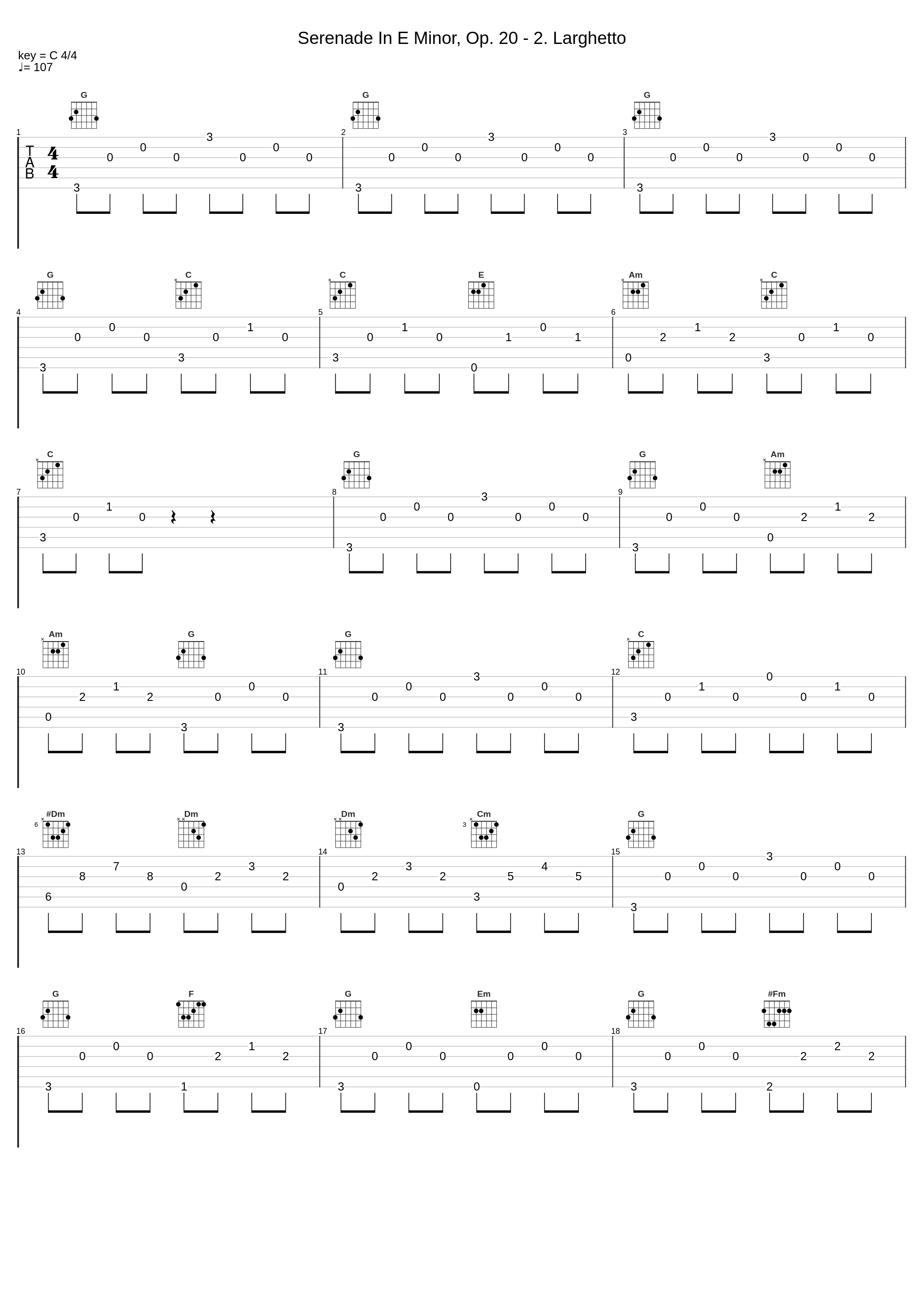 Serenade In E Minor, Op. 20 - 2. Larghetto_Edward Elgar_1