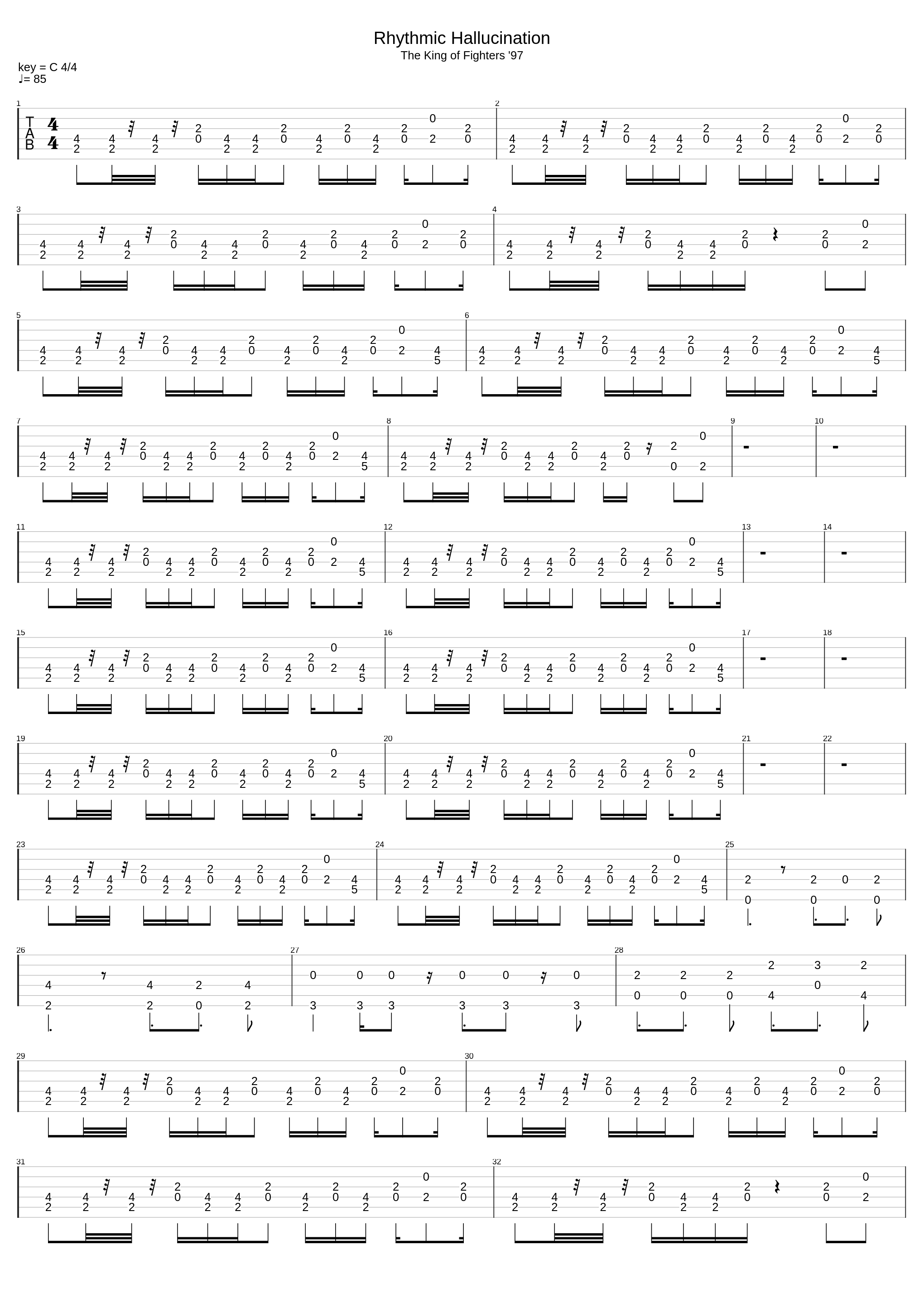 Rhythmic Hallucination_The King Of Fighters 97_1